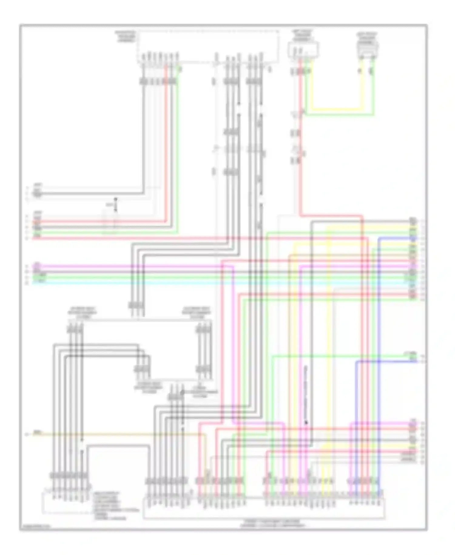 RX Lexus III facelift (2012-2015): Radio circuit, with navigation (4 of 7)