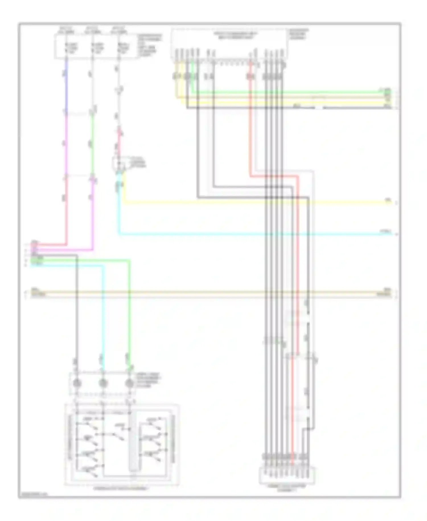 RX Lexus III facelift (2012-2015): Radio circuit, with navigation (6 of 7)