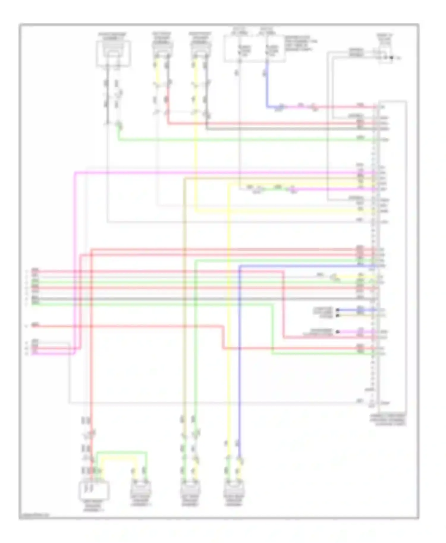 RX Lexus III facelift (2012-2015): Radio circuit, without navigation & radio & display receiver type (4 of 4)