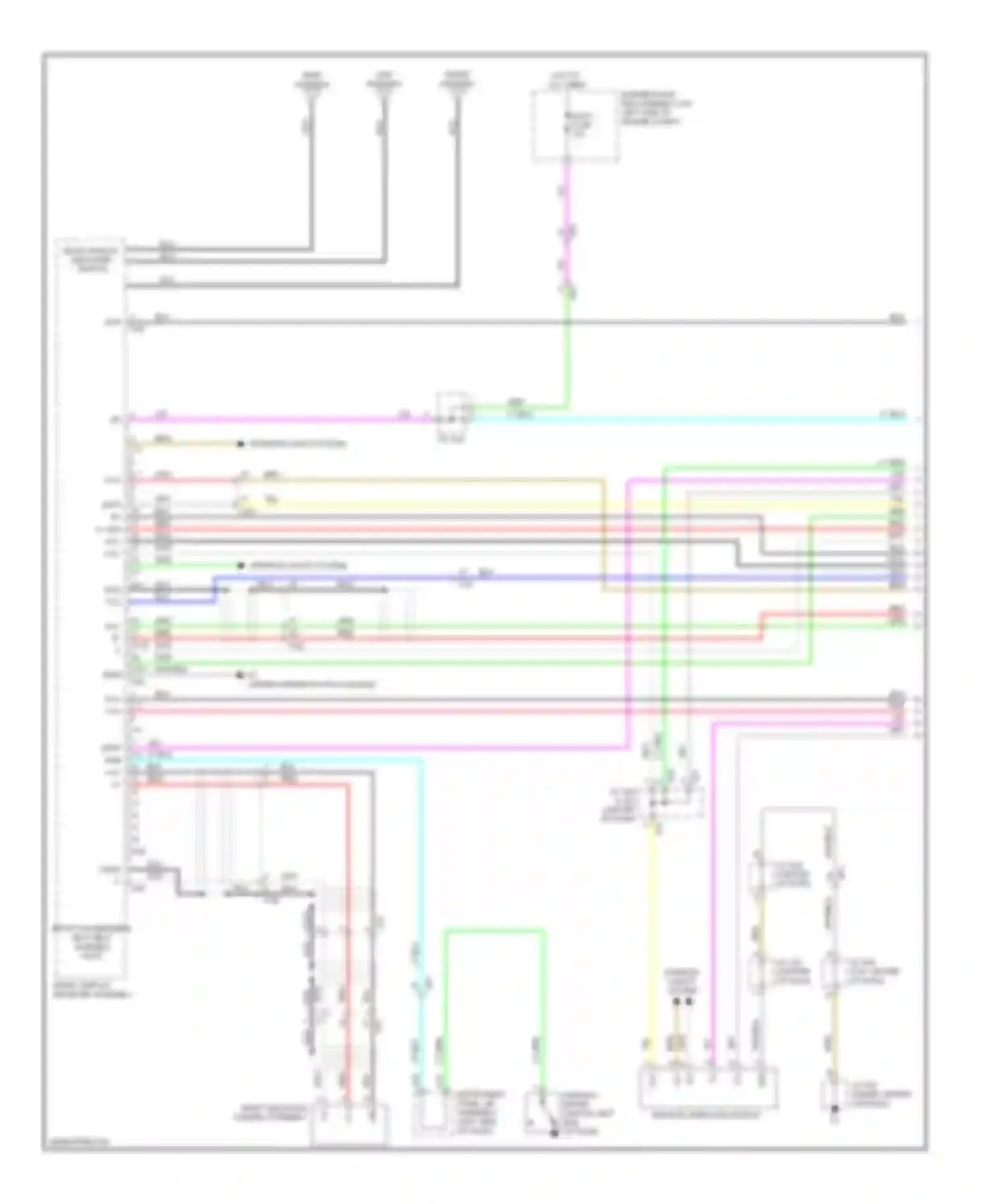RX Lexus III facelift (2012-2015): Radio circuit, without navigation with radio & display receiver type (1 of 4)