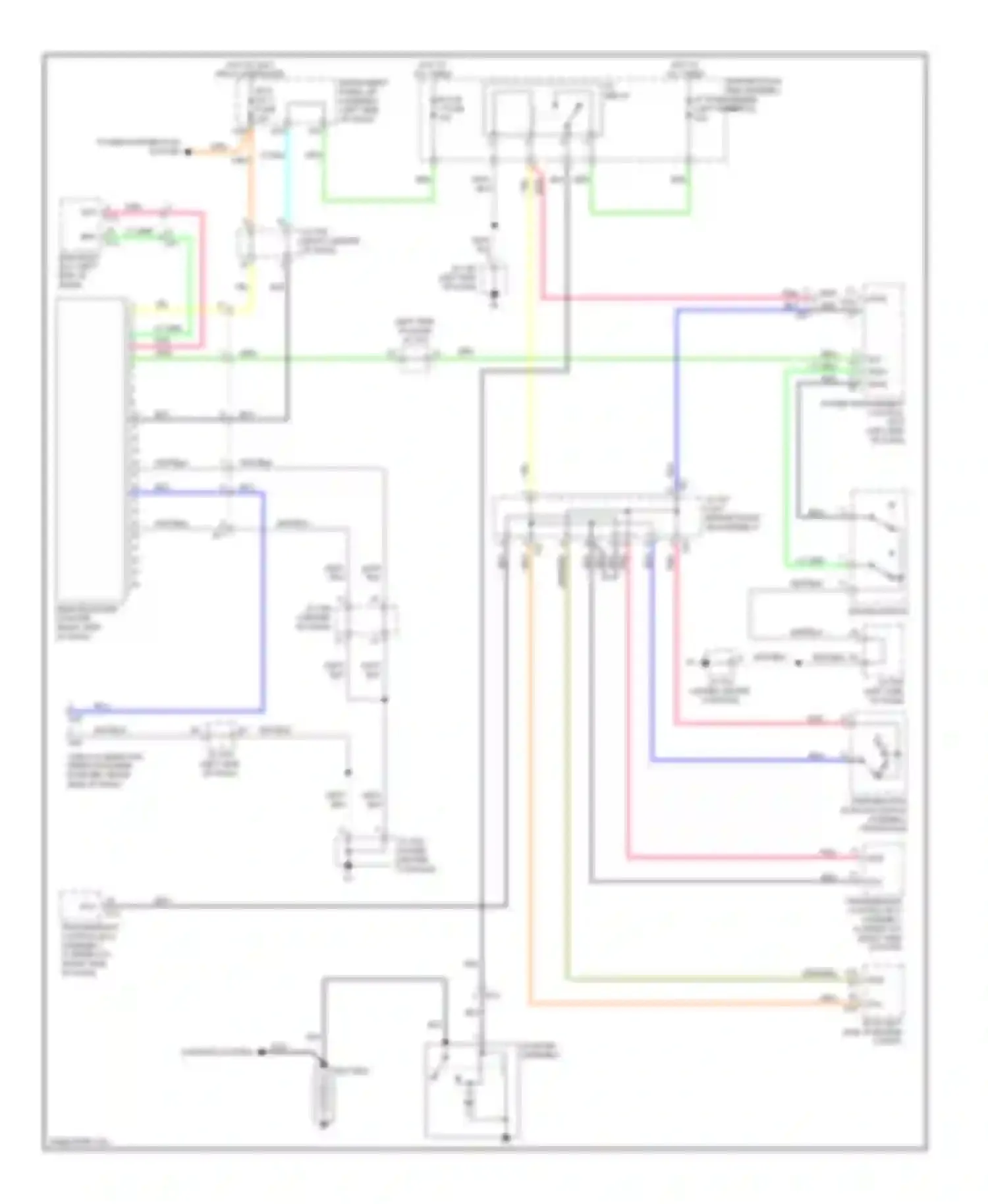 RX Lexus III facelift (2012-2015): Starting circuit