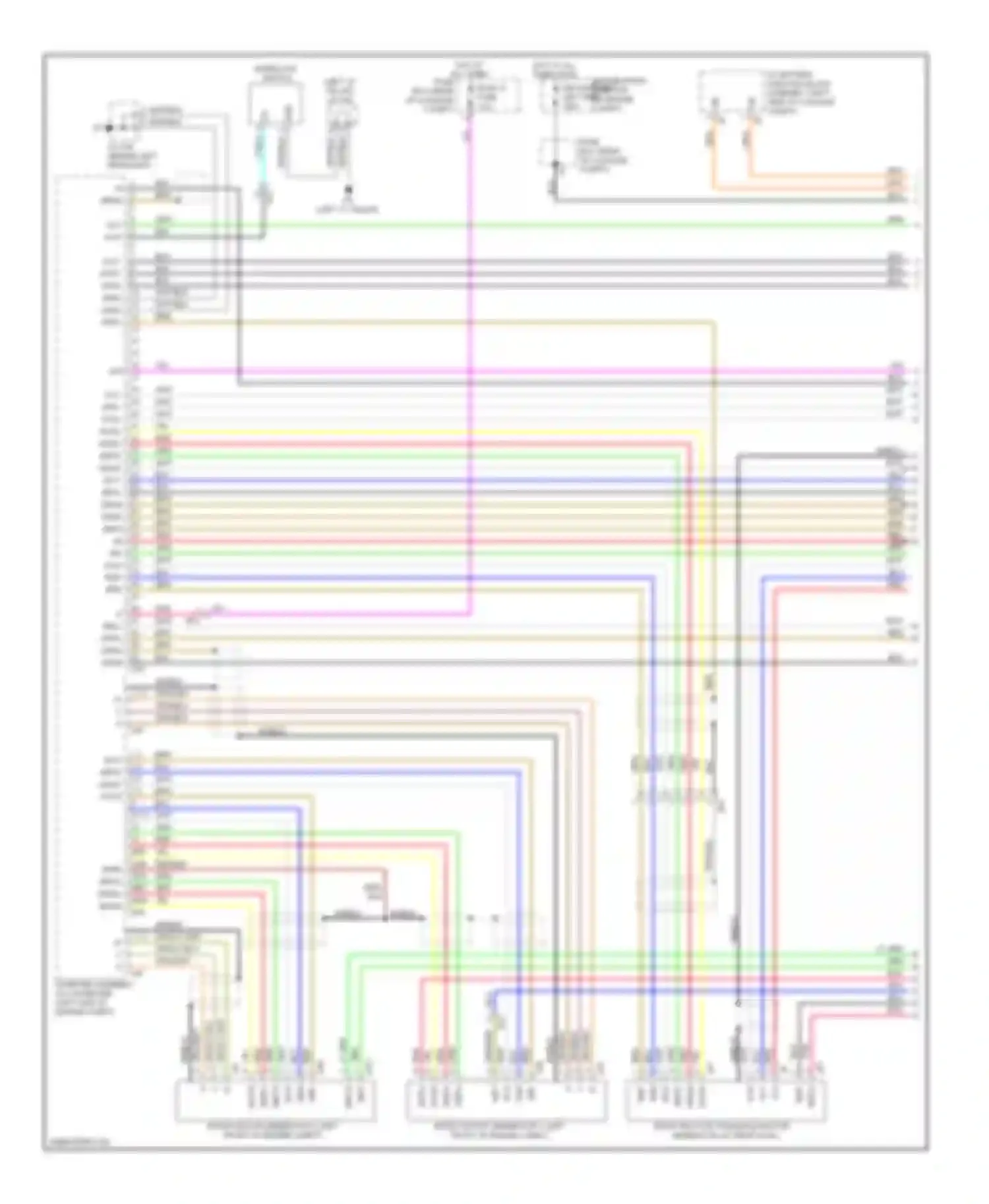 RX Lexus III facelift (2012-2015): Transmission circuit (1 of 3)