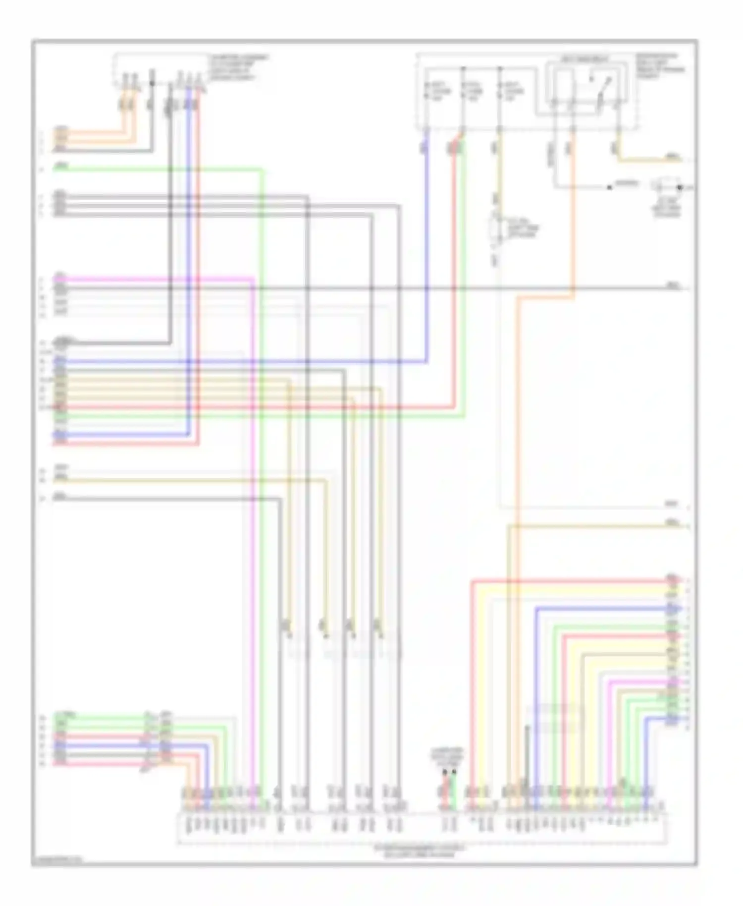 RX Lexus III facelift (2012-2015): Transmission circuit (2 of 3)