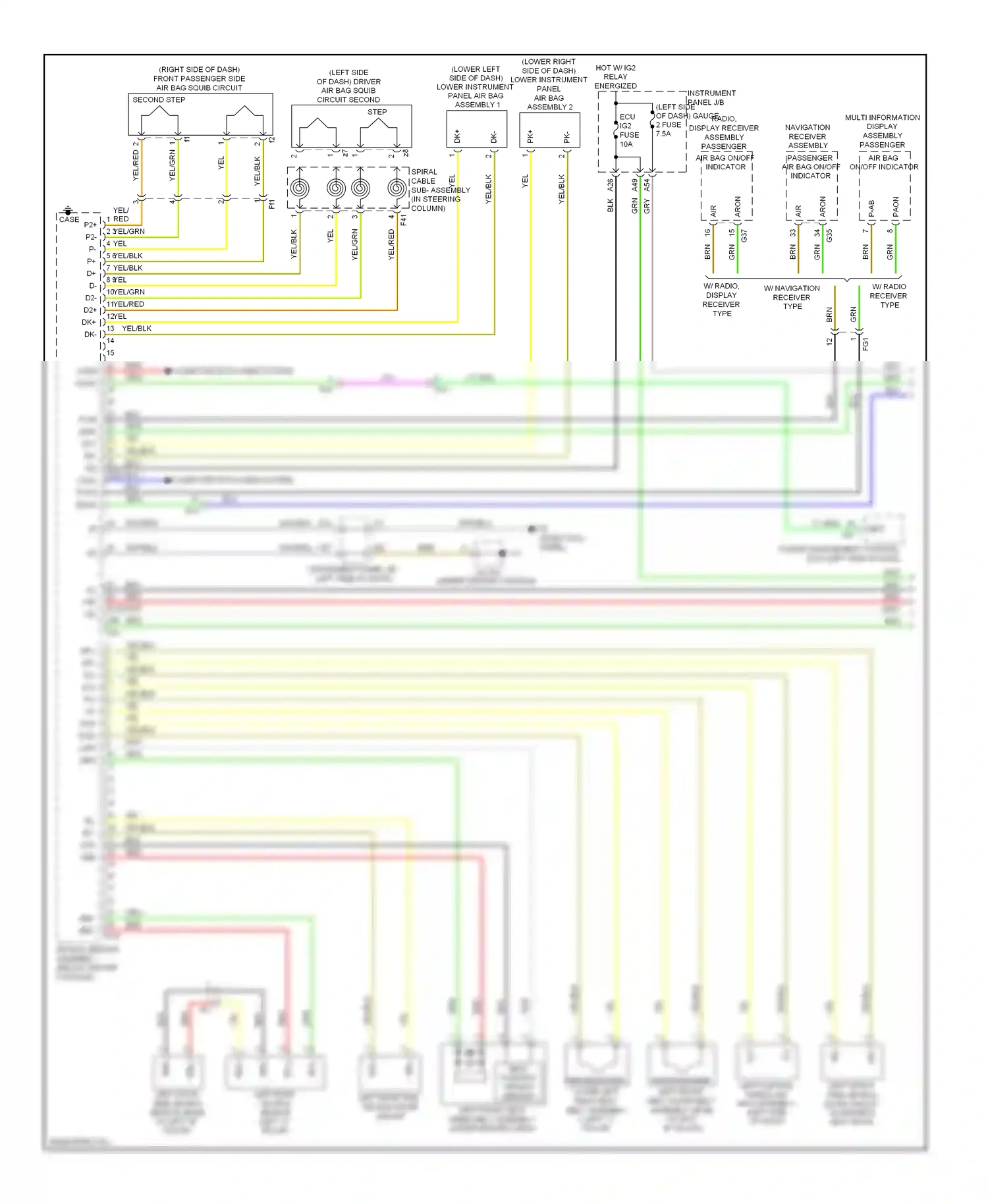 Lexus RX III facelift (2012-2015) aron wiring diagram  (2 of 2)