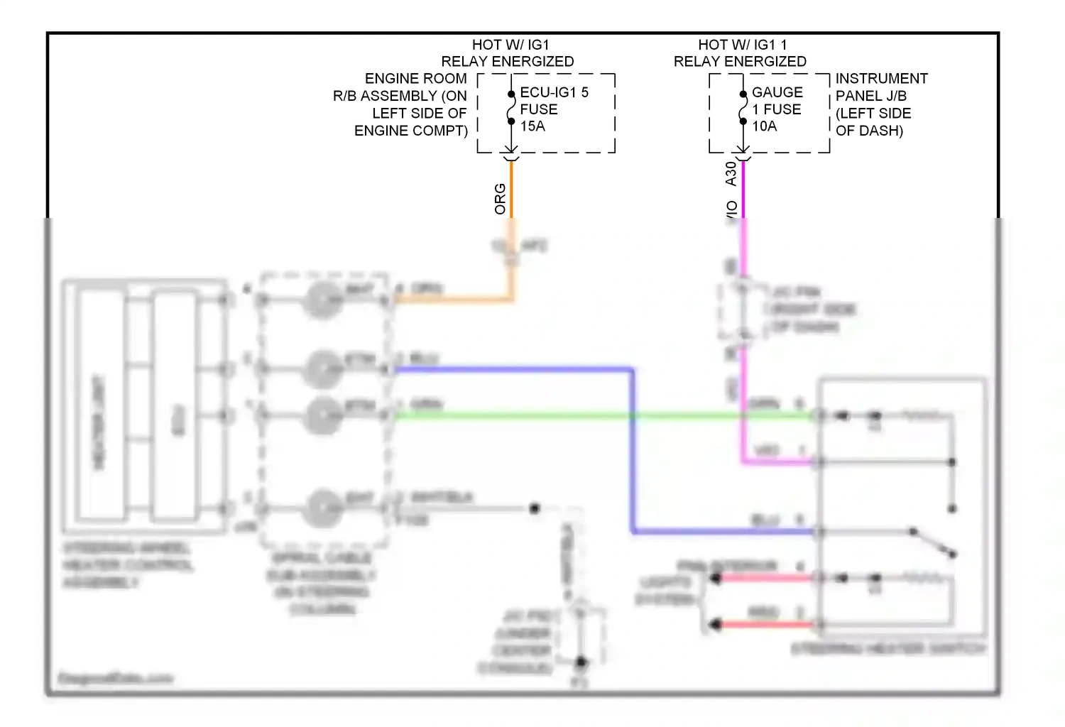 Lexus RX III facelift (2012-2015) bht wiring diagram  (1 of 1)