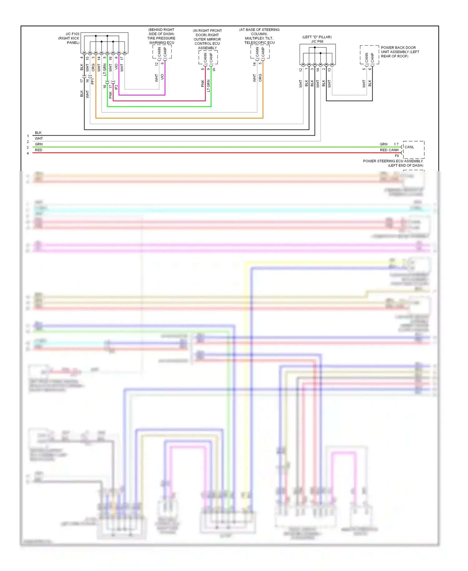 Wiring diagram blu for Lexus RX III facelift (2012-2015) (12 of 129)