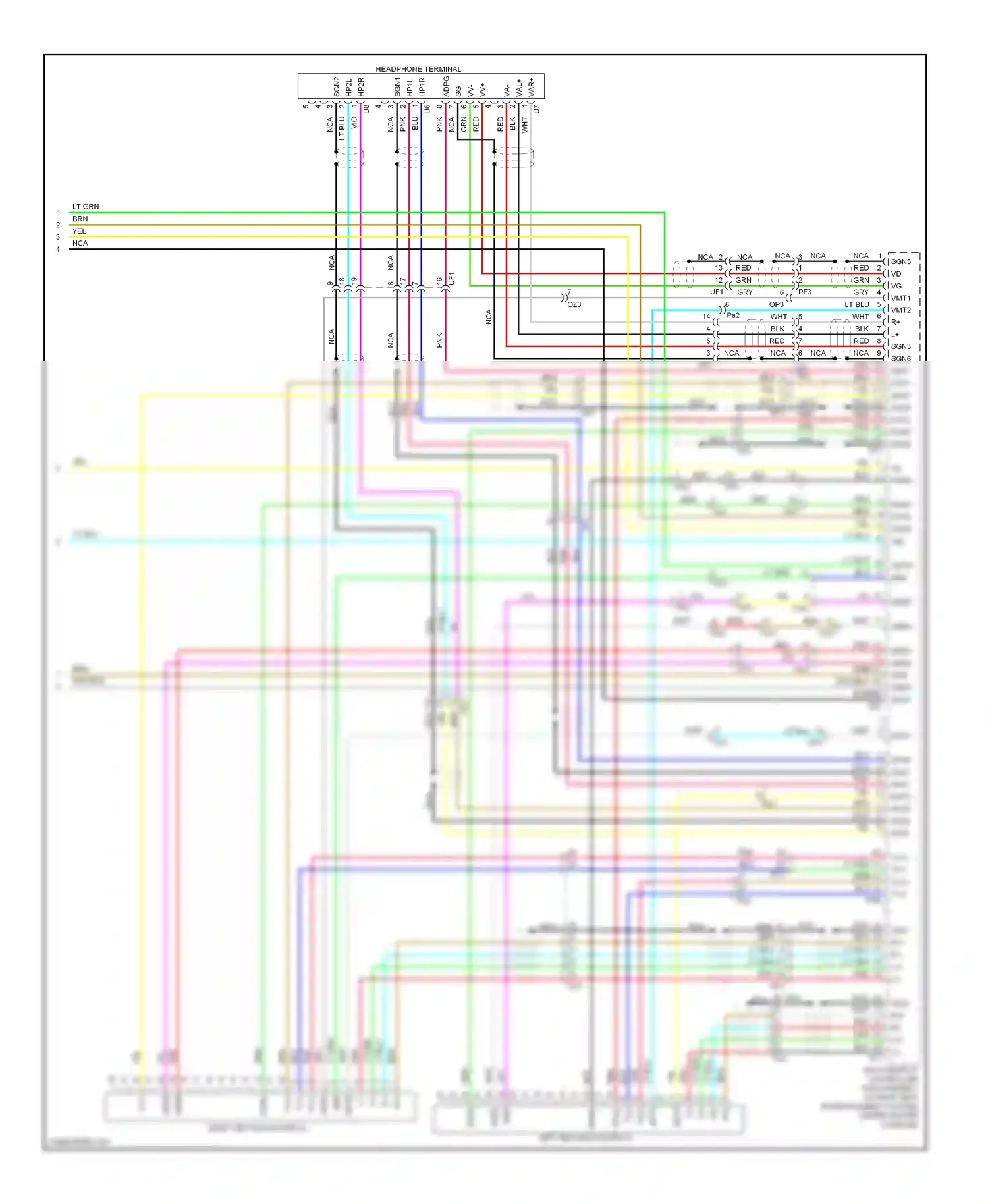 Wiring diagram brn for Lexus RX III facelift (2012-2015) (77 of 123)