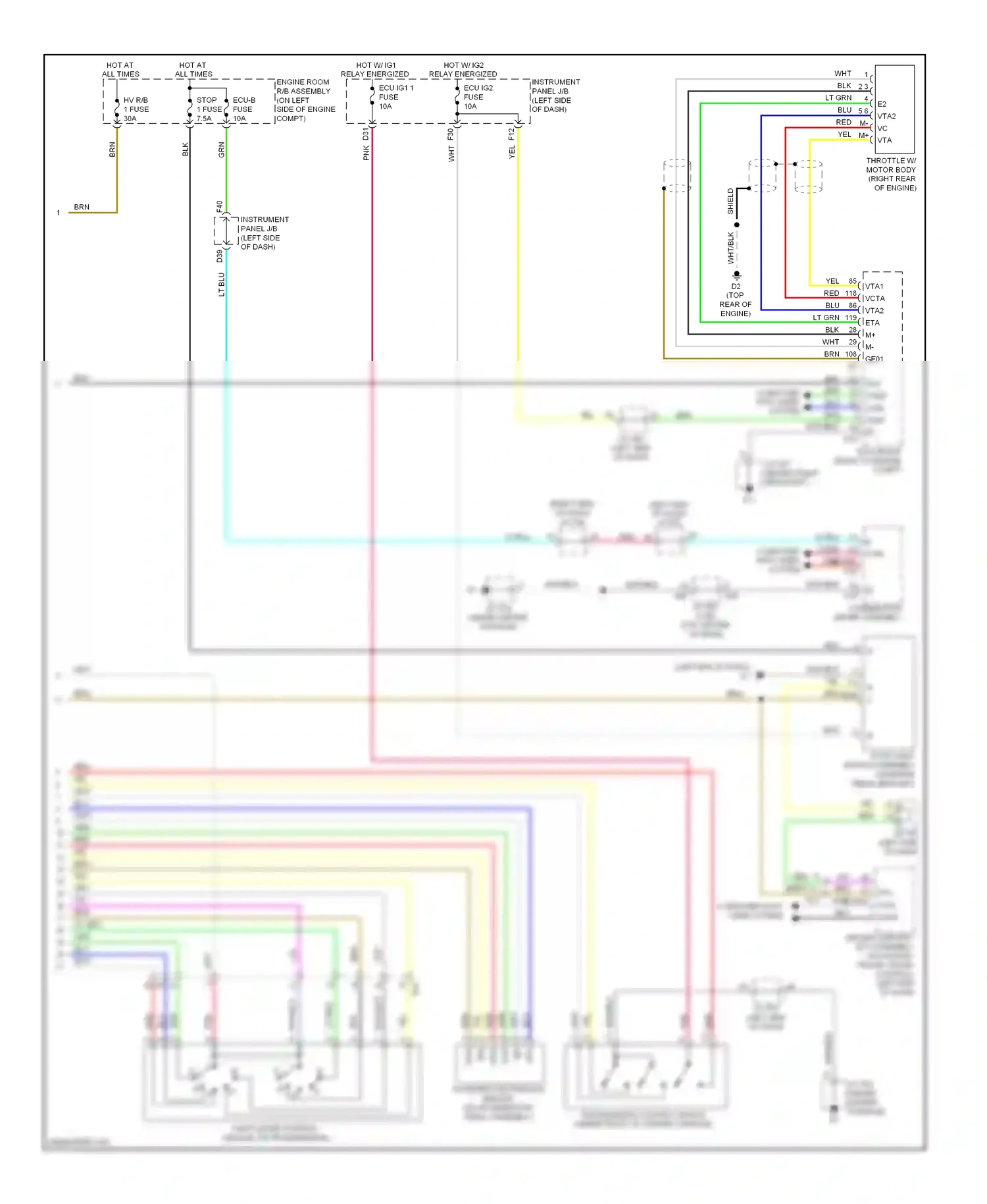 Wiring diagram computer data lines system for Lexus RX III facelift (2012-2015) (72 of 72)