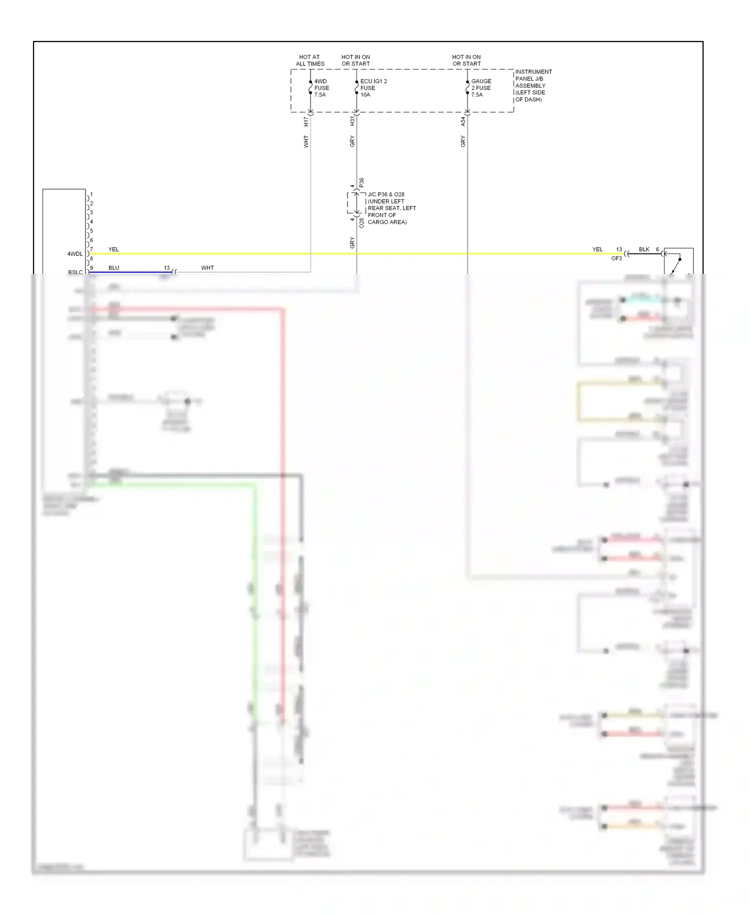 Wiring diagram gry for Lexus RX III facelift (2012-2015) (81 of 113)