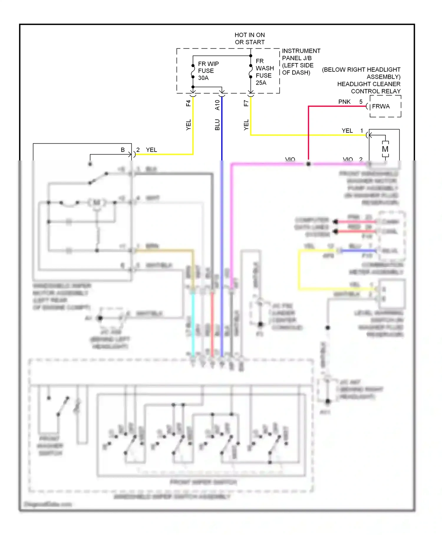 Wiring diagram gry for Lexus RX III facelift (2012-2015) (96 of 113)
