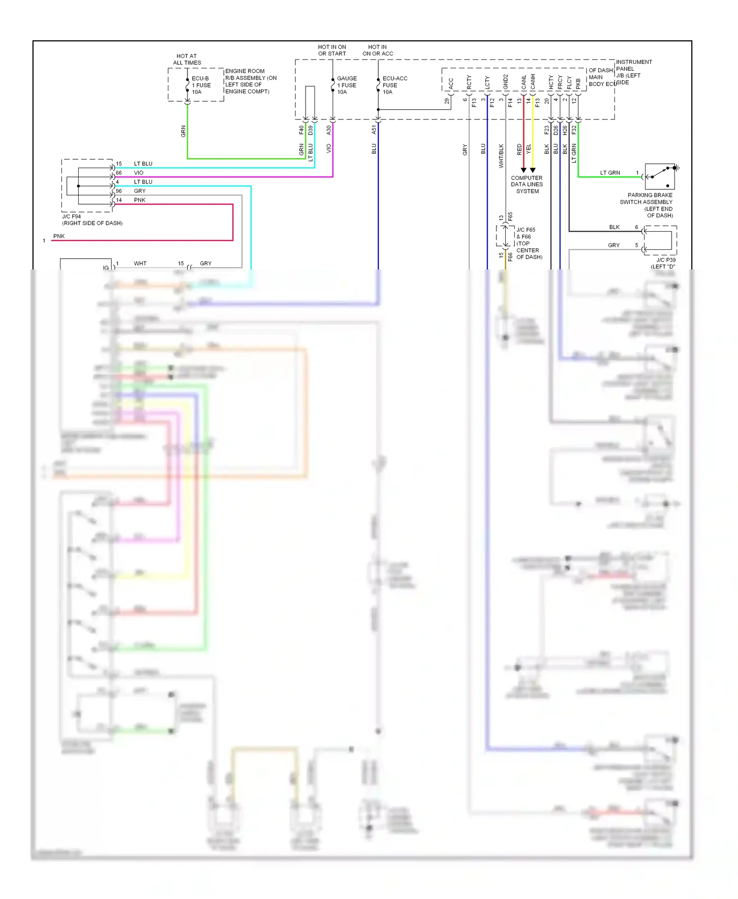 Wiring diagram lt grn for Lexus RX III facelift (2012-2015) (38 of 113)