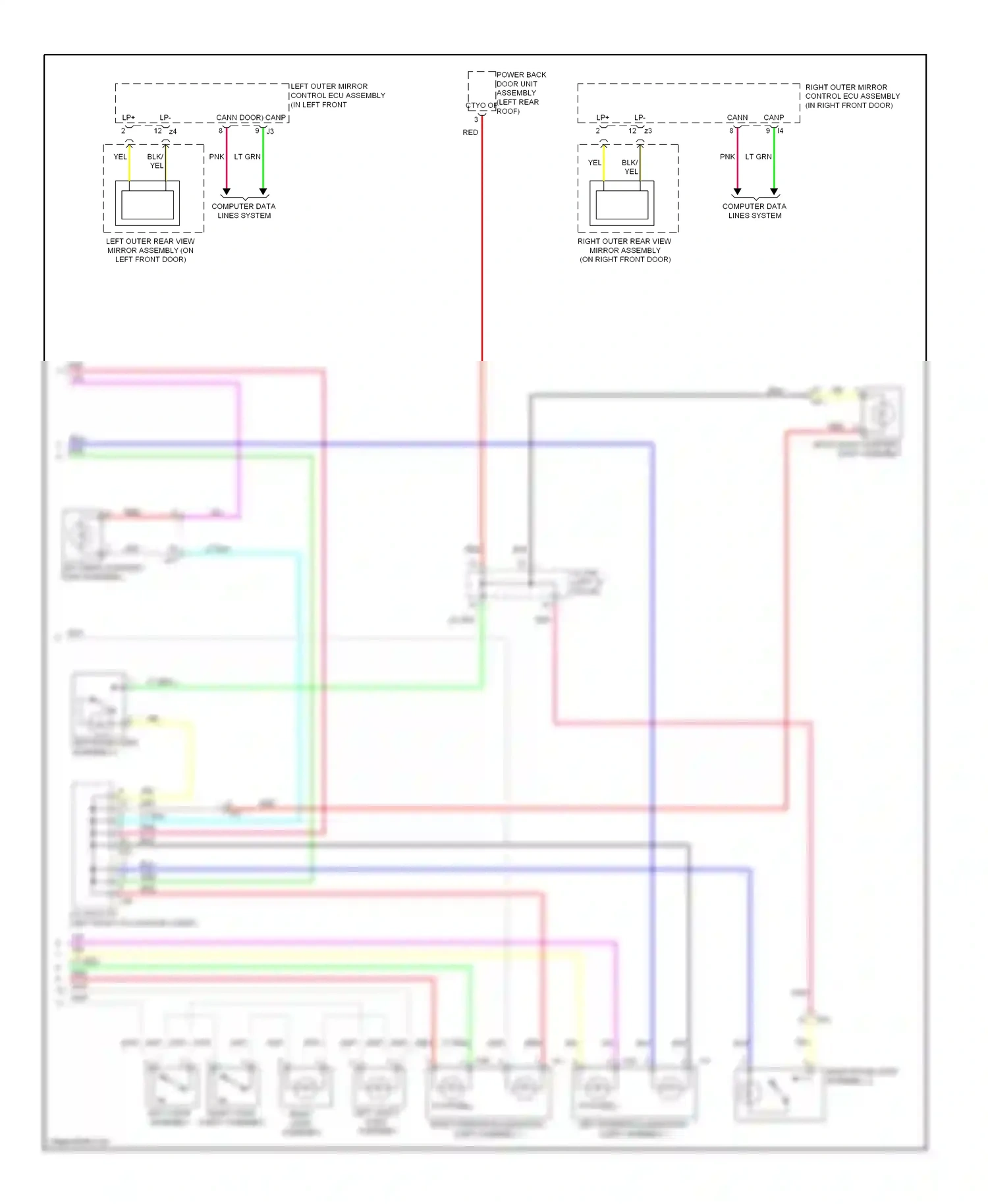 Wiring diagram lt grn for Lexus RX III facelift (2012-2015) (32 of 113)
