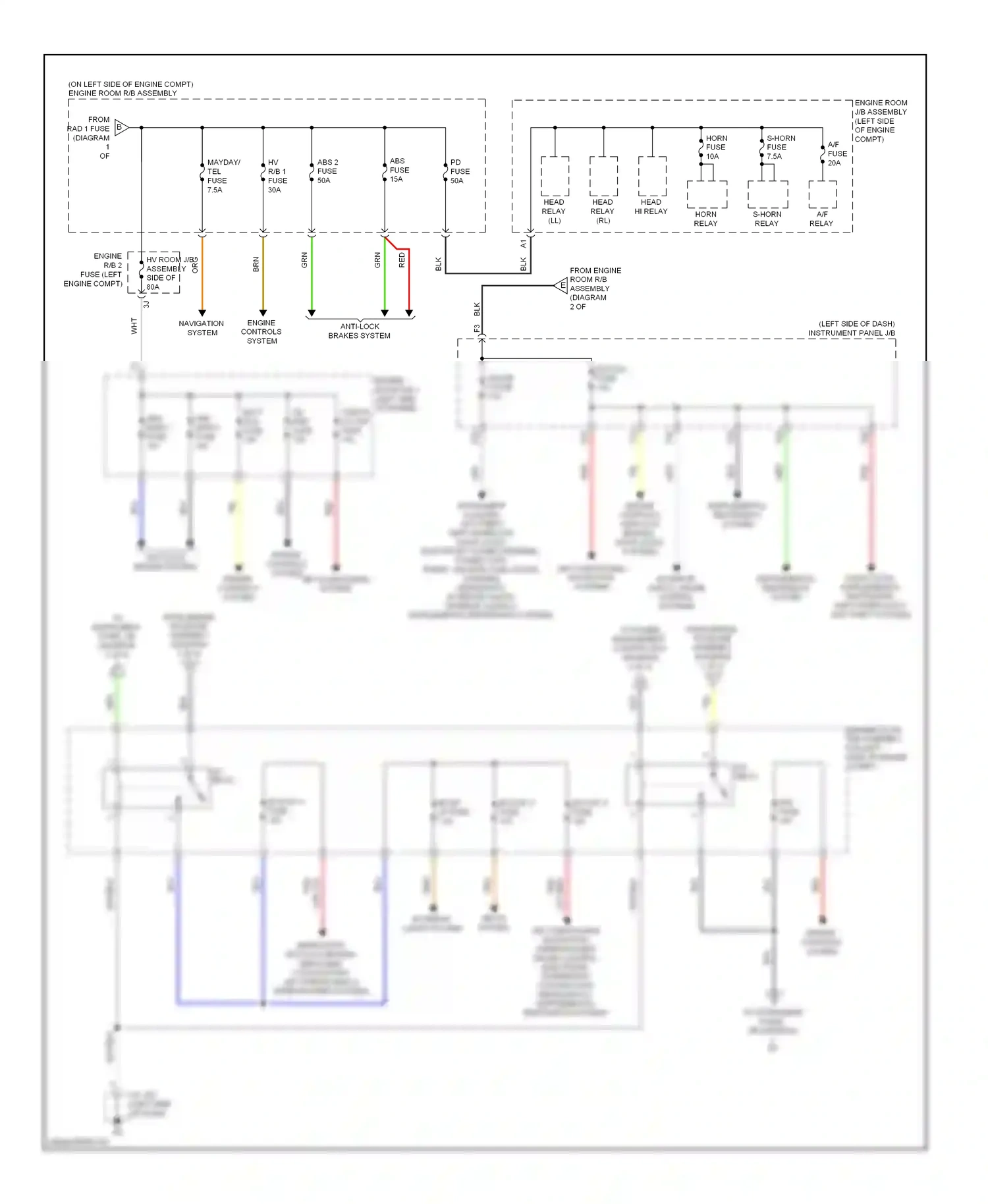 Wiring diagram pnk for Lexus RX III facelift (2012-2015) (53 of 123)