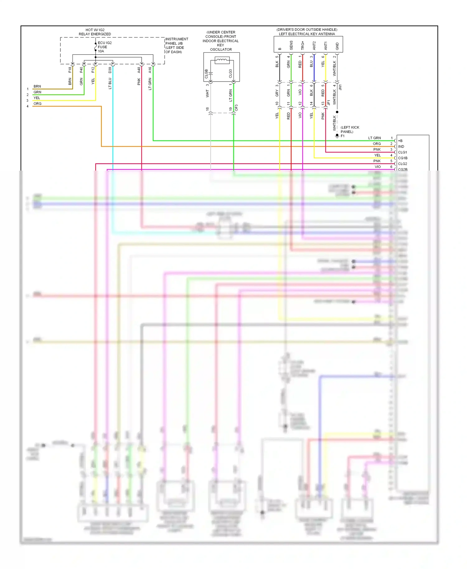Wiring diagram red for Lexus RX III facelift (2012-2015) (9 of 136)