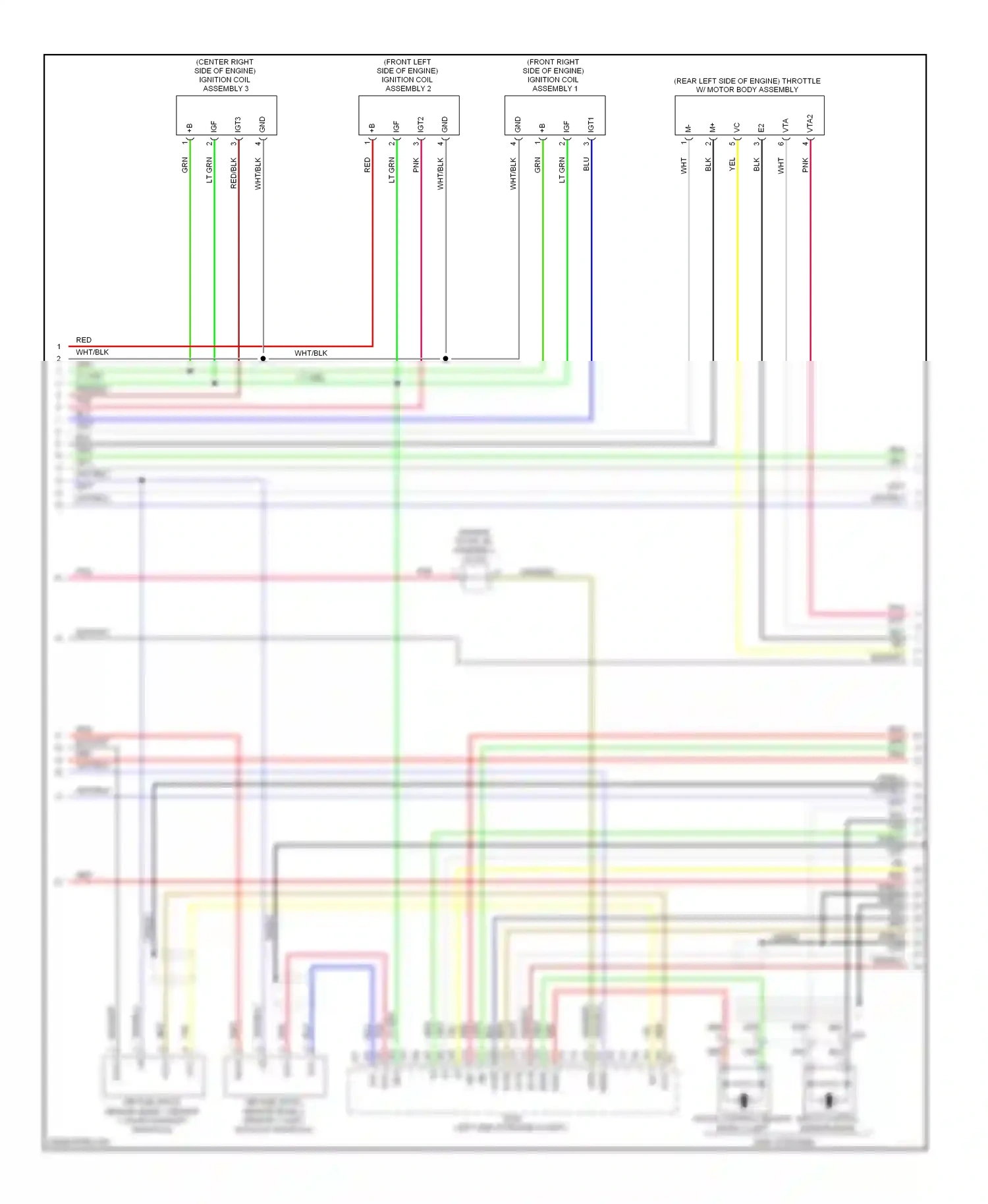 Wiring diagram shield shield for Lexus RX III facelift (2012-2015) (1 of 3)