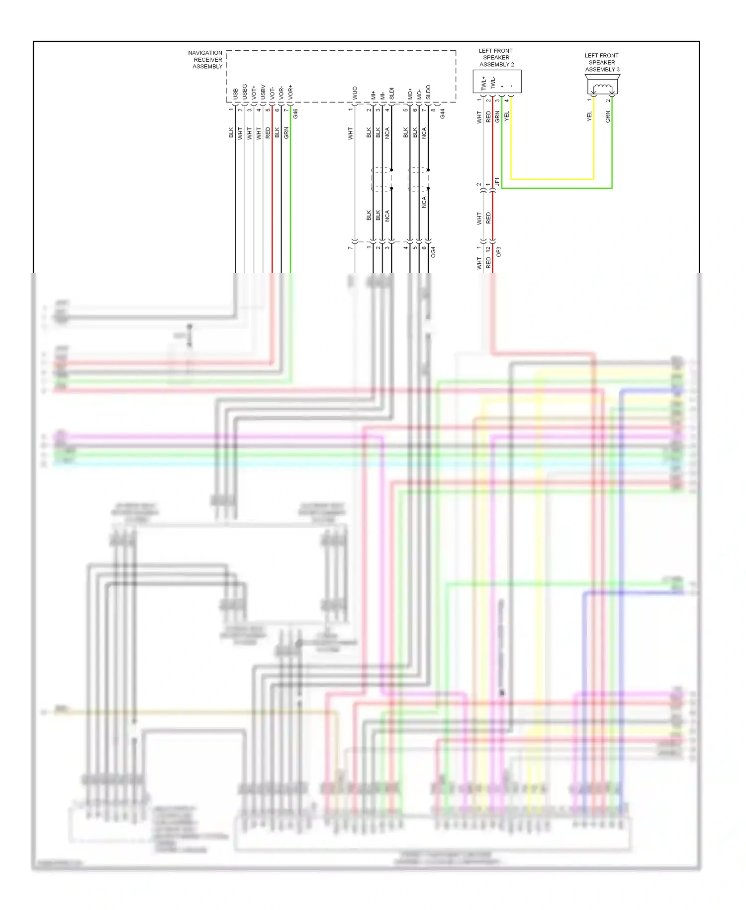 Wiring diagram sr- for Lexus RX III facelift (2012-2015) (1 of 3)