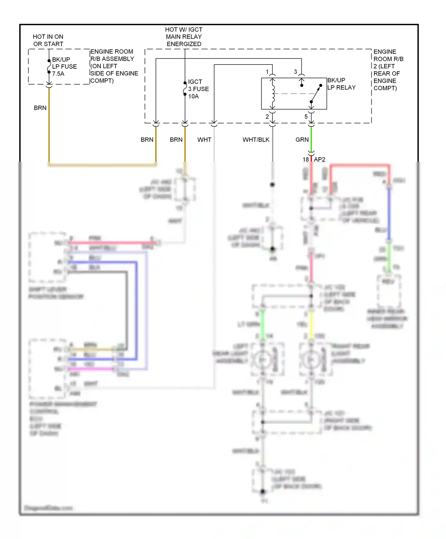 Wiring diagram vio for Lexus RX III facelift (2012-2015) (21 of 109)