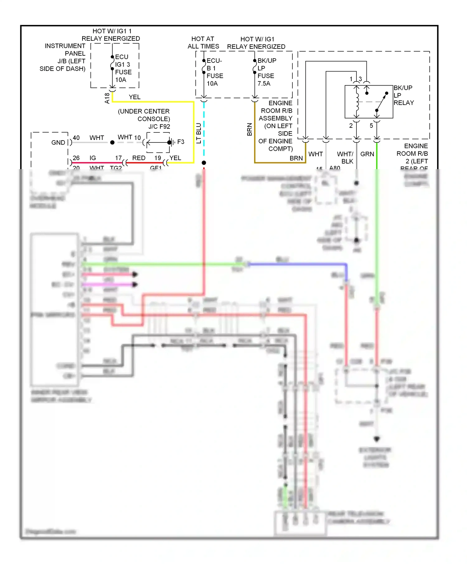 Wiring diagram wht for Lexus RX III facelift (2012-2015) (59 of 137)