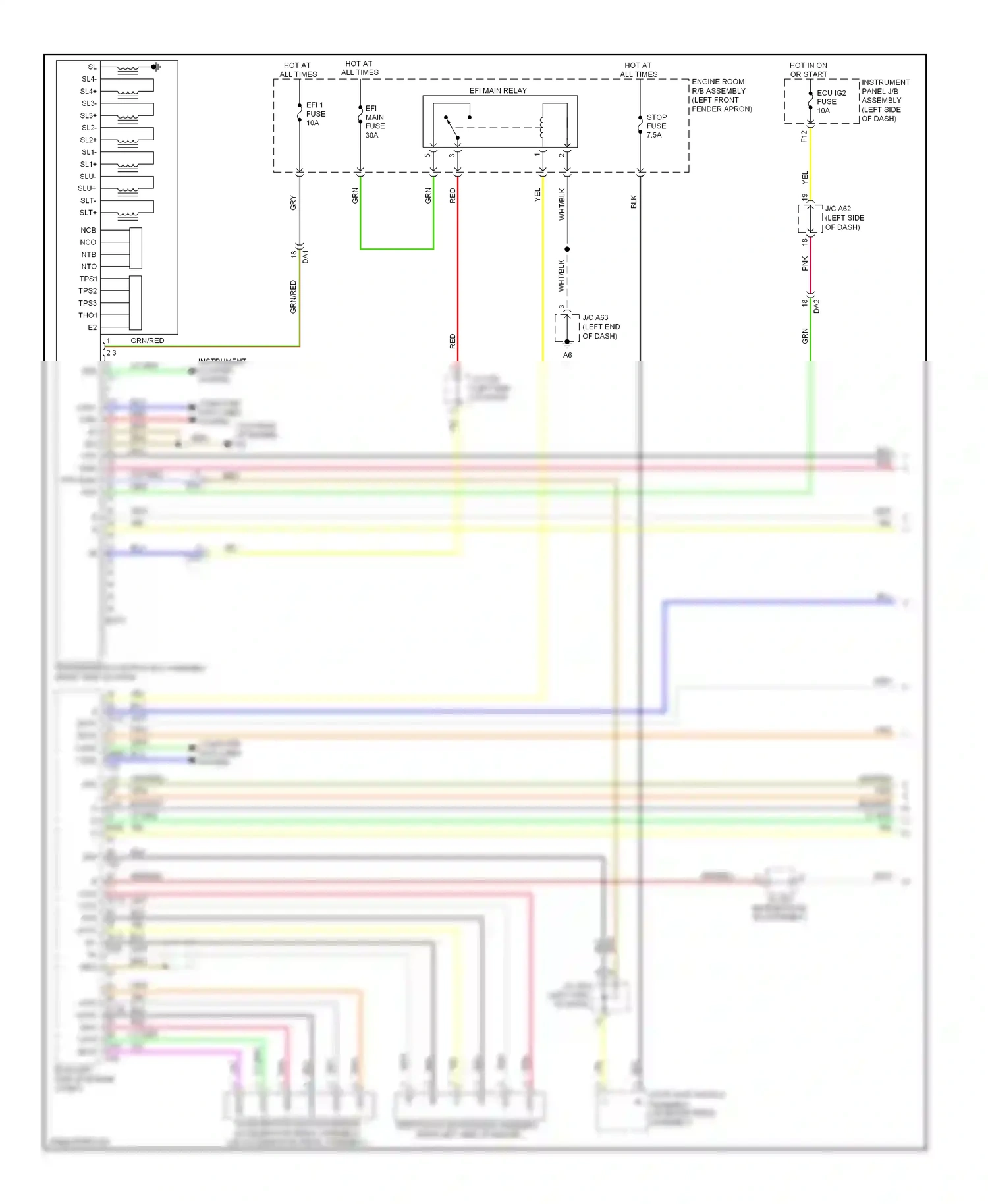 Wiring diagram wht/blk for Lexus RX III facelift (2012-2015) (92 of 126)