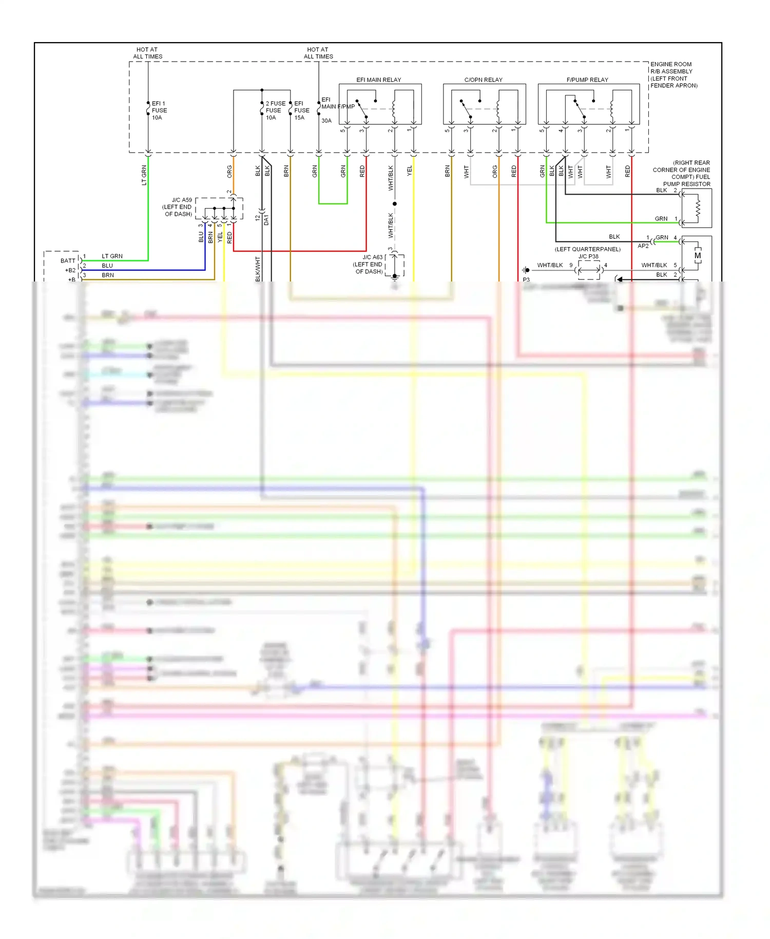 Wiring diagram wht/blk for Lexus RX III facelift (2012-2015) (25 of 126)