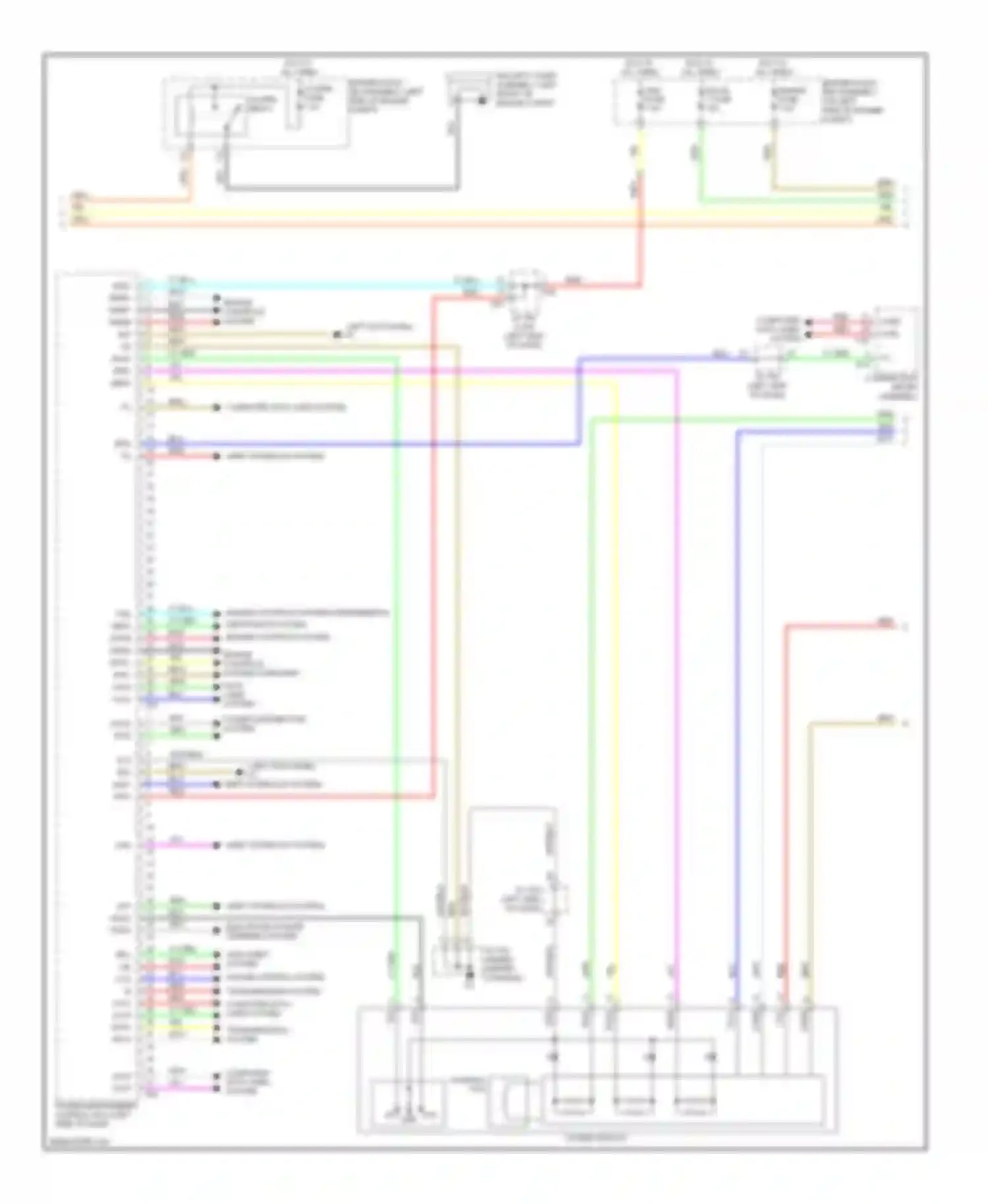 RX Lexus III (2008-2012): Forced entry circuit (4 of 5)