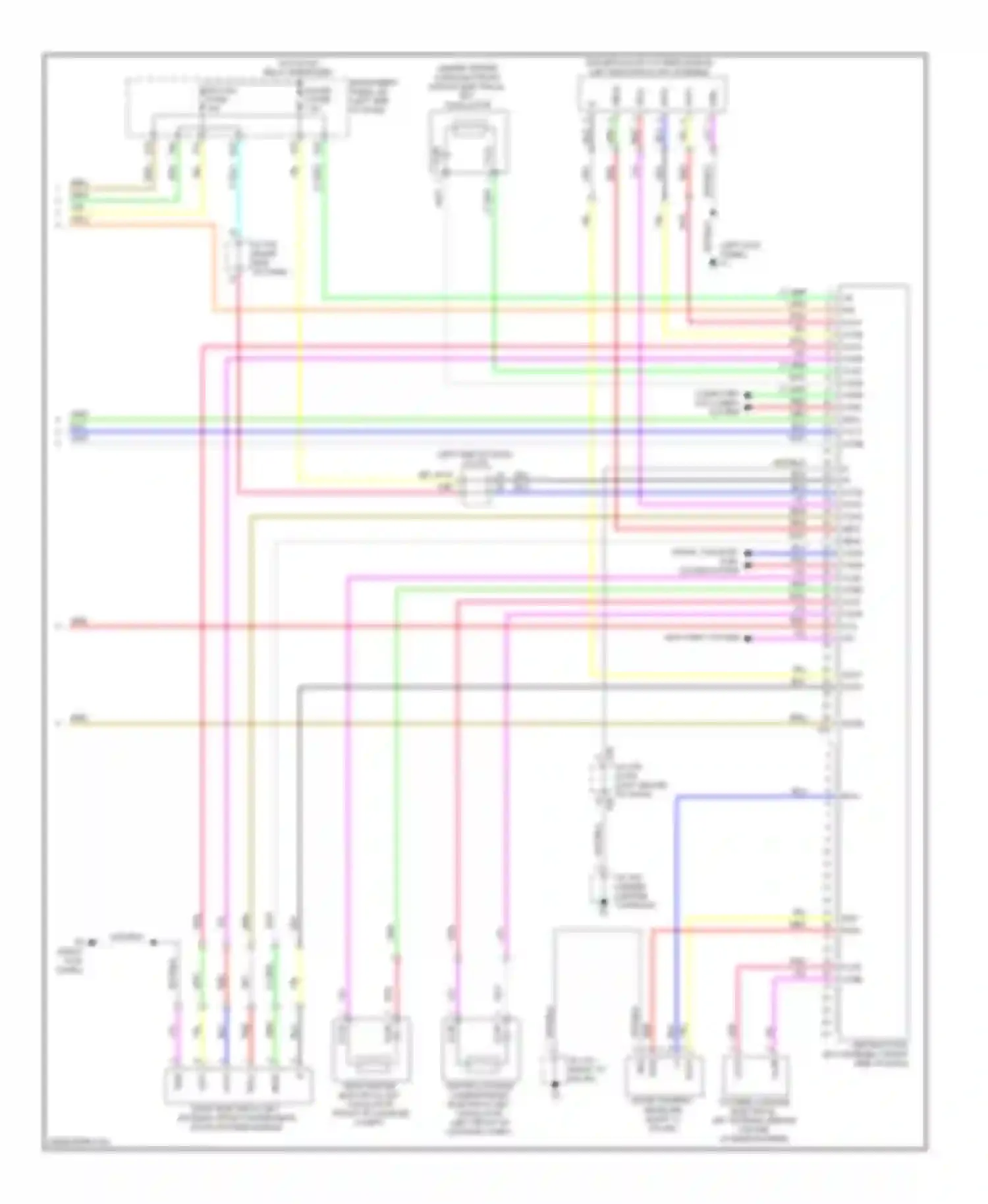 RX Lexus III (2008-2012): Forced entry circuit (5 of 5)