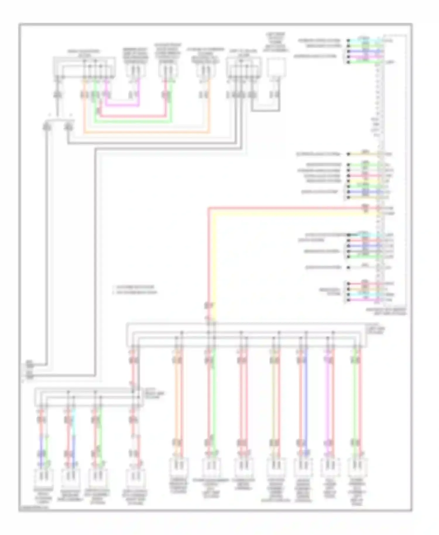 RX Lexus III (2008-2012): Body control modules circuit (2 of 2)