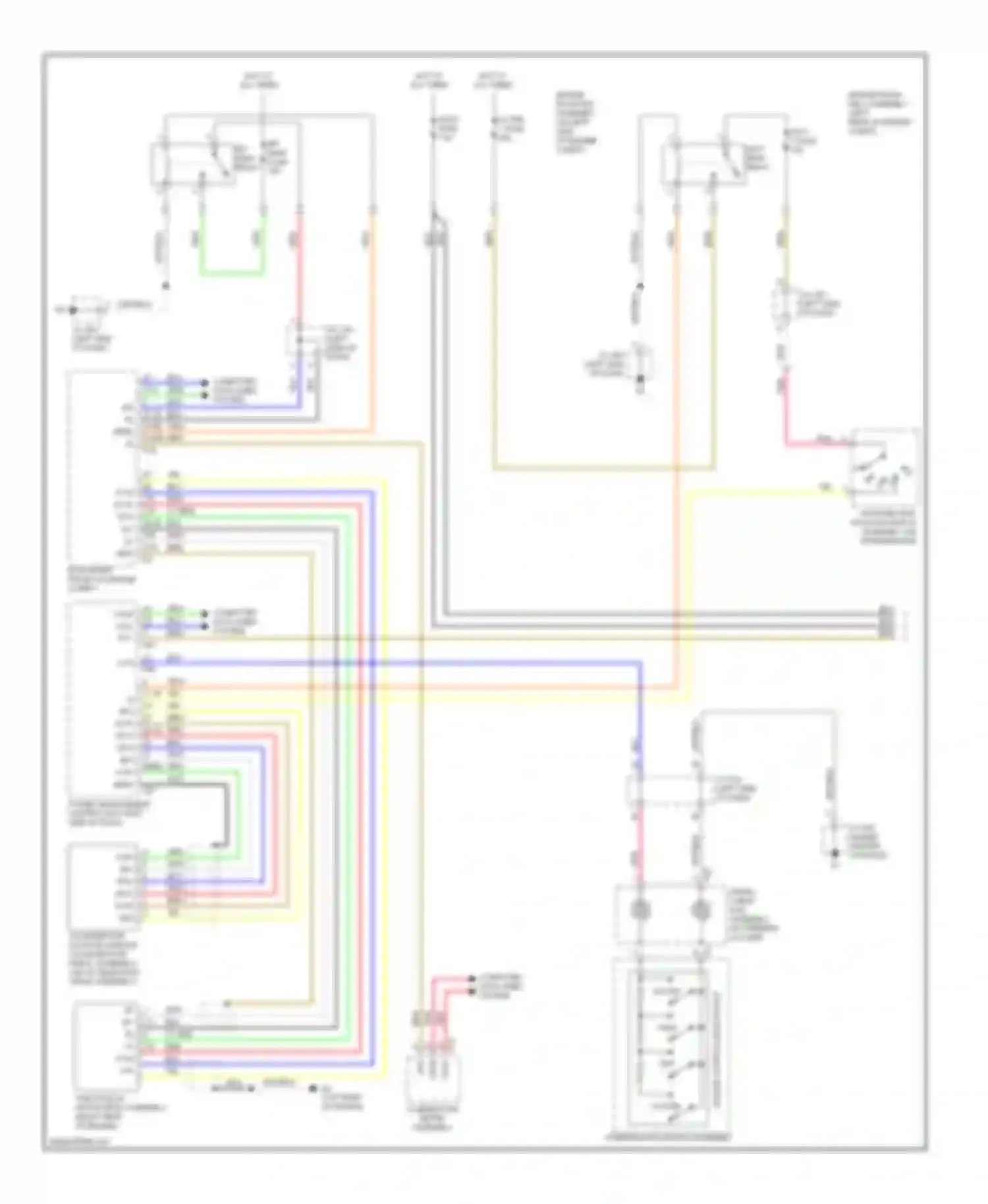 RX Lexus III (2008-2012): Cruise control circuit, without dynamic radar controls (1 of 2)