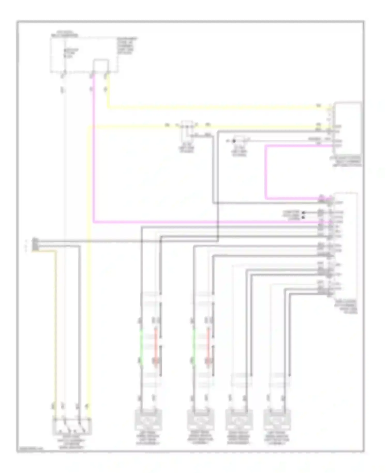 RX Lexus III (2008-2012): Cruise control circuit, without dynamic radar controls (2 of 2)