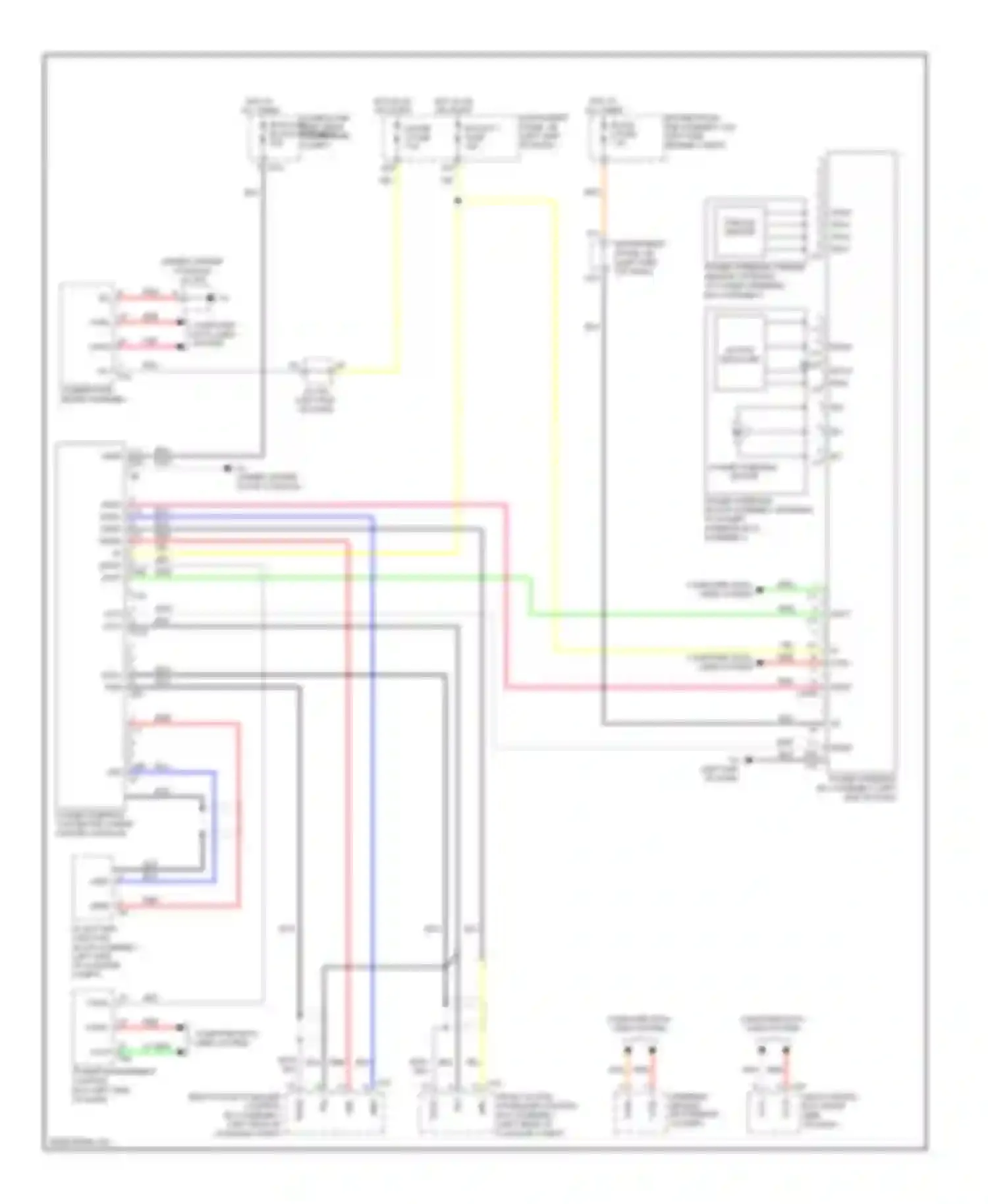 RX Lexus III (2008-2012): Electronic power steering circuit