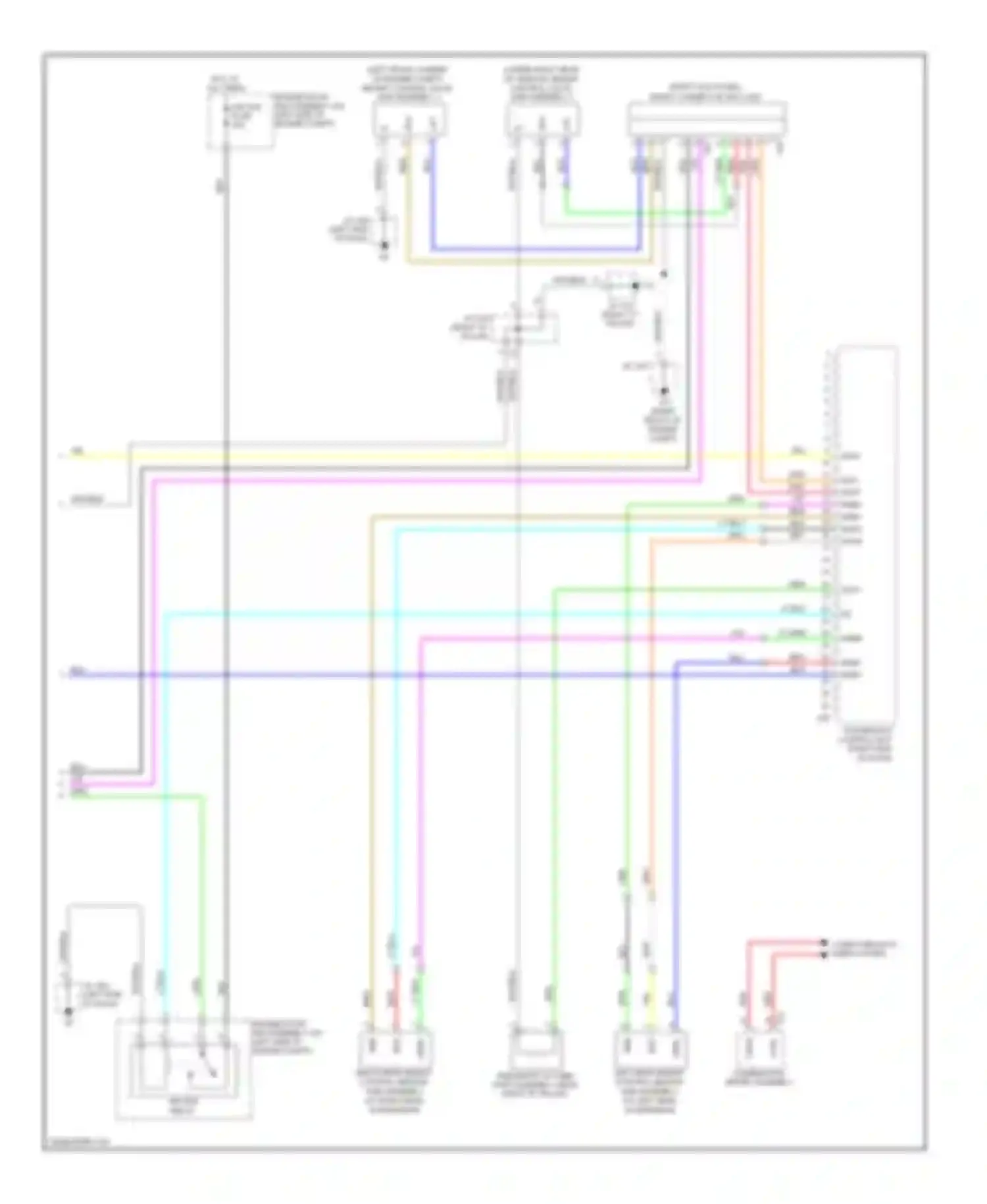 RX Lexus III (2008-2012): Electronic air suspension circuit (2 of 2)
