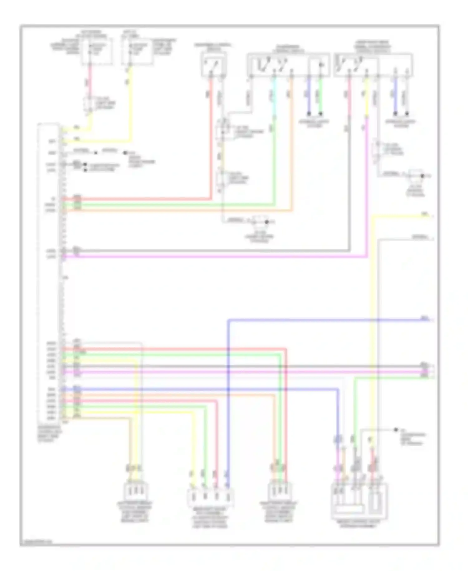 RX Lexus III (2008-2012): Electronic suspension circuit (1 of 2)
