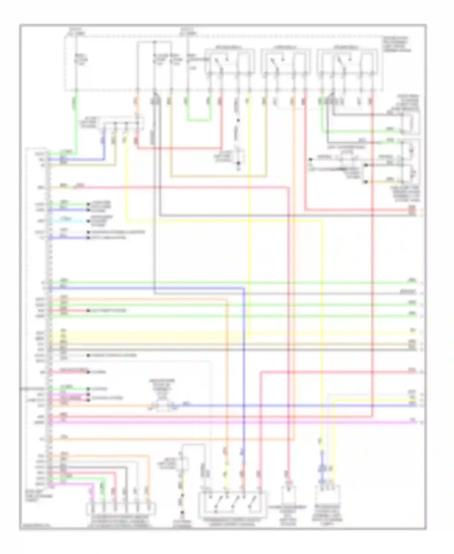 RX Lexus III (2008-2012): Wiring diagram engine performance 3.5l (1 of 6)