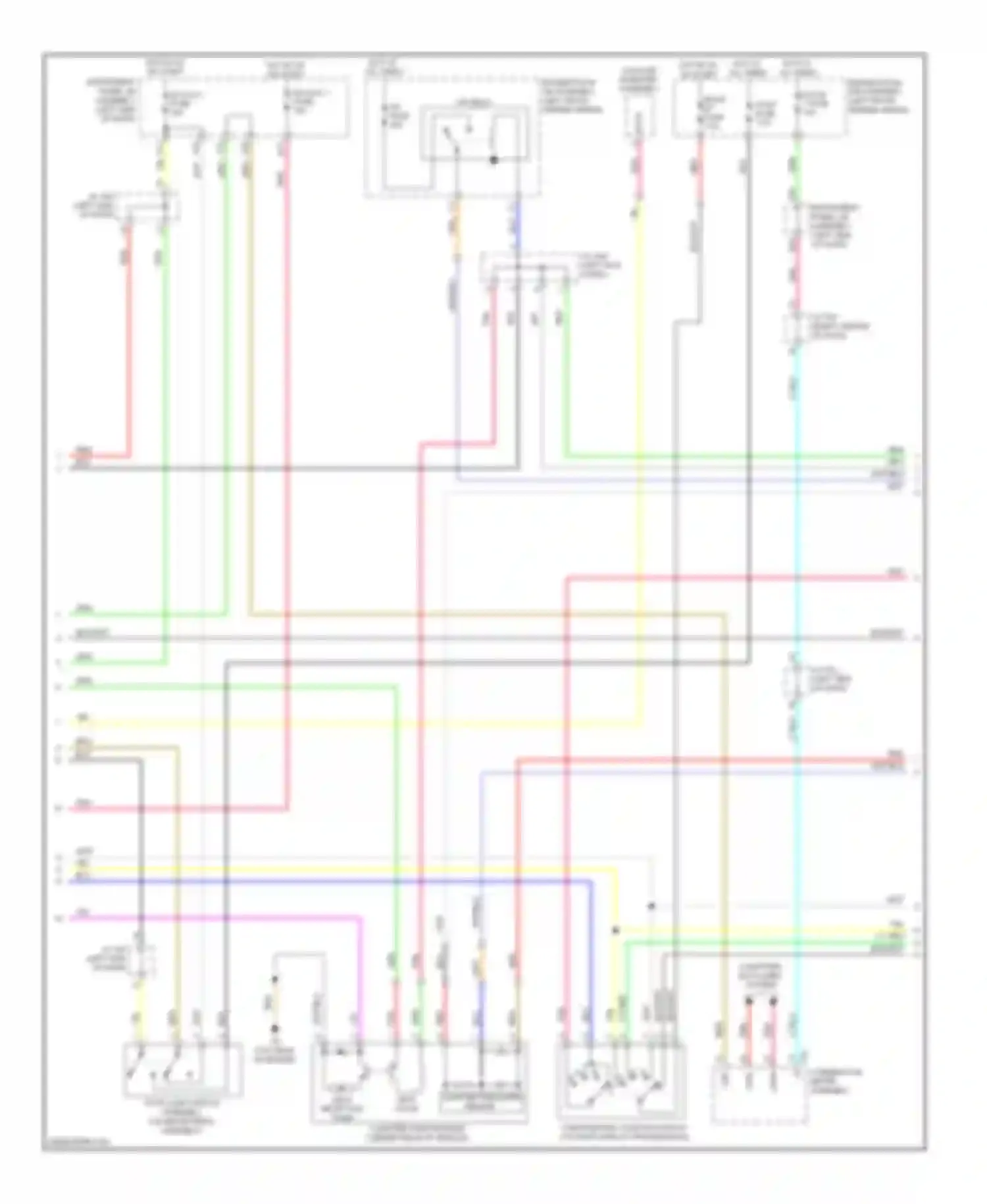 RX Lexus III (2008-2012): Wiring diagram engine performance 3.5l (2 of 6)