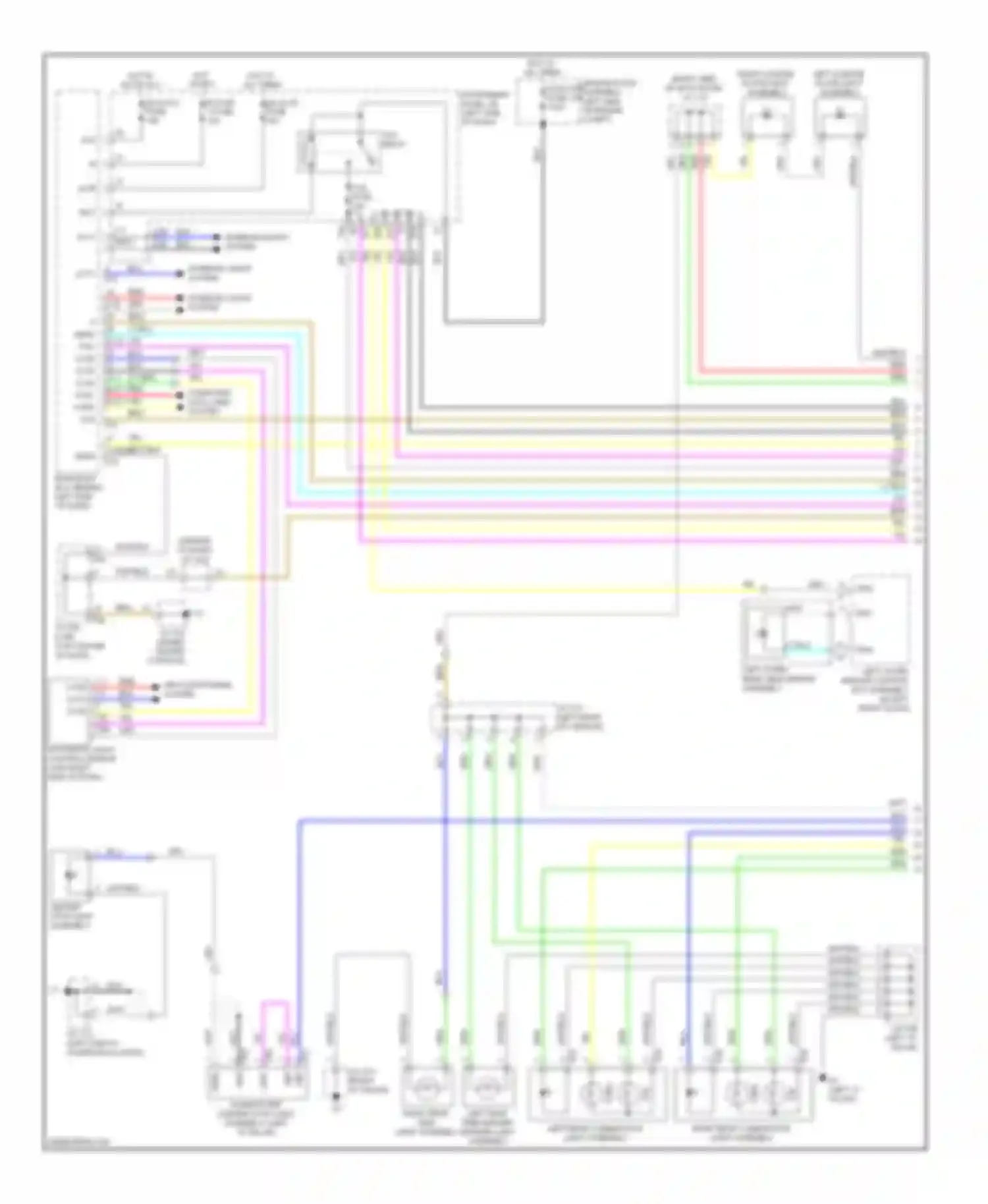 RX Lexus III (2008-2012): Exterior lamps circuit (1 of 3)