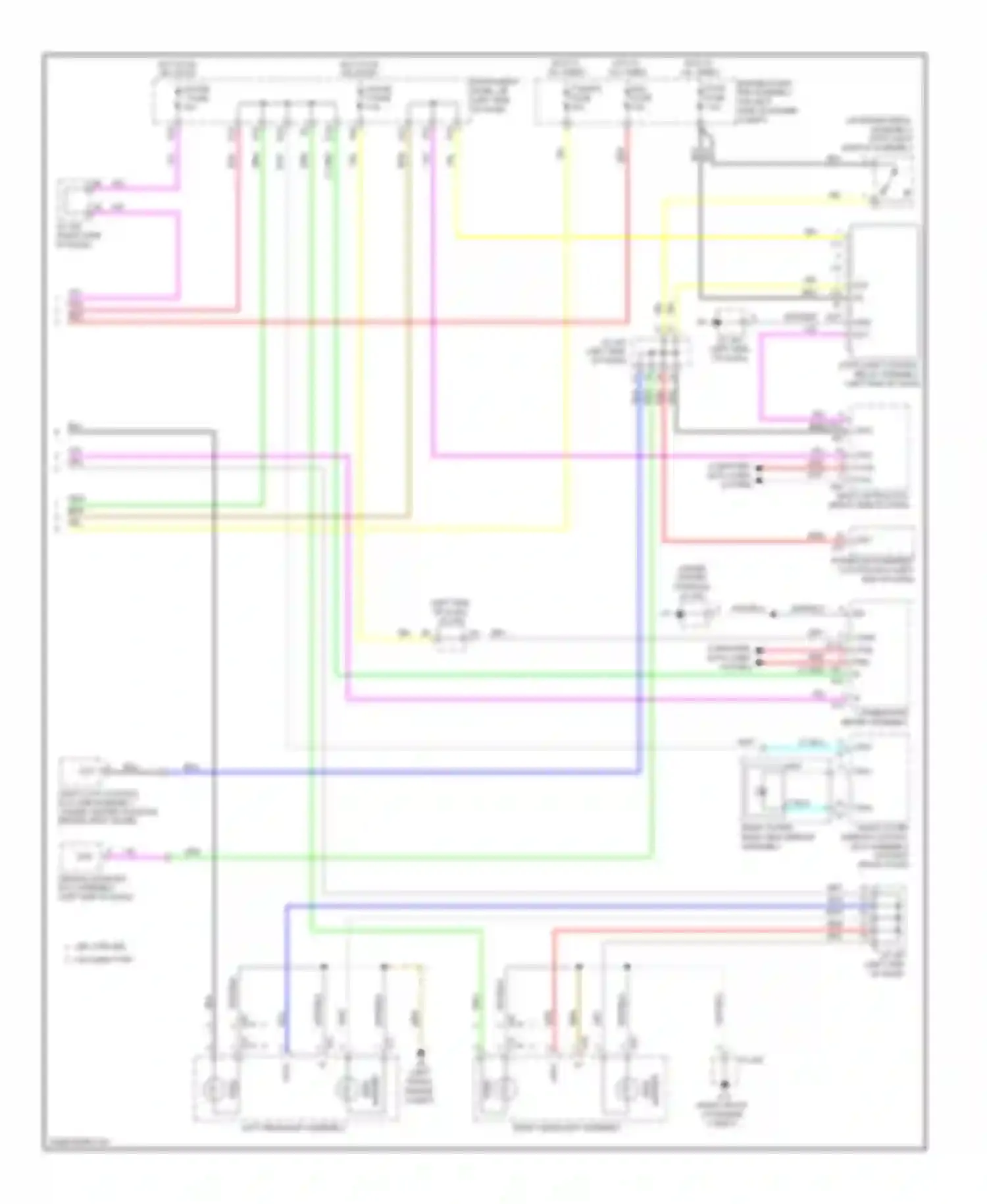 RX Lexus III (2008-2012): Exterior lamps circuit (3 of 3)
