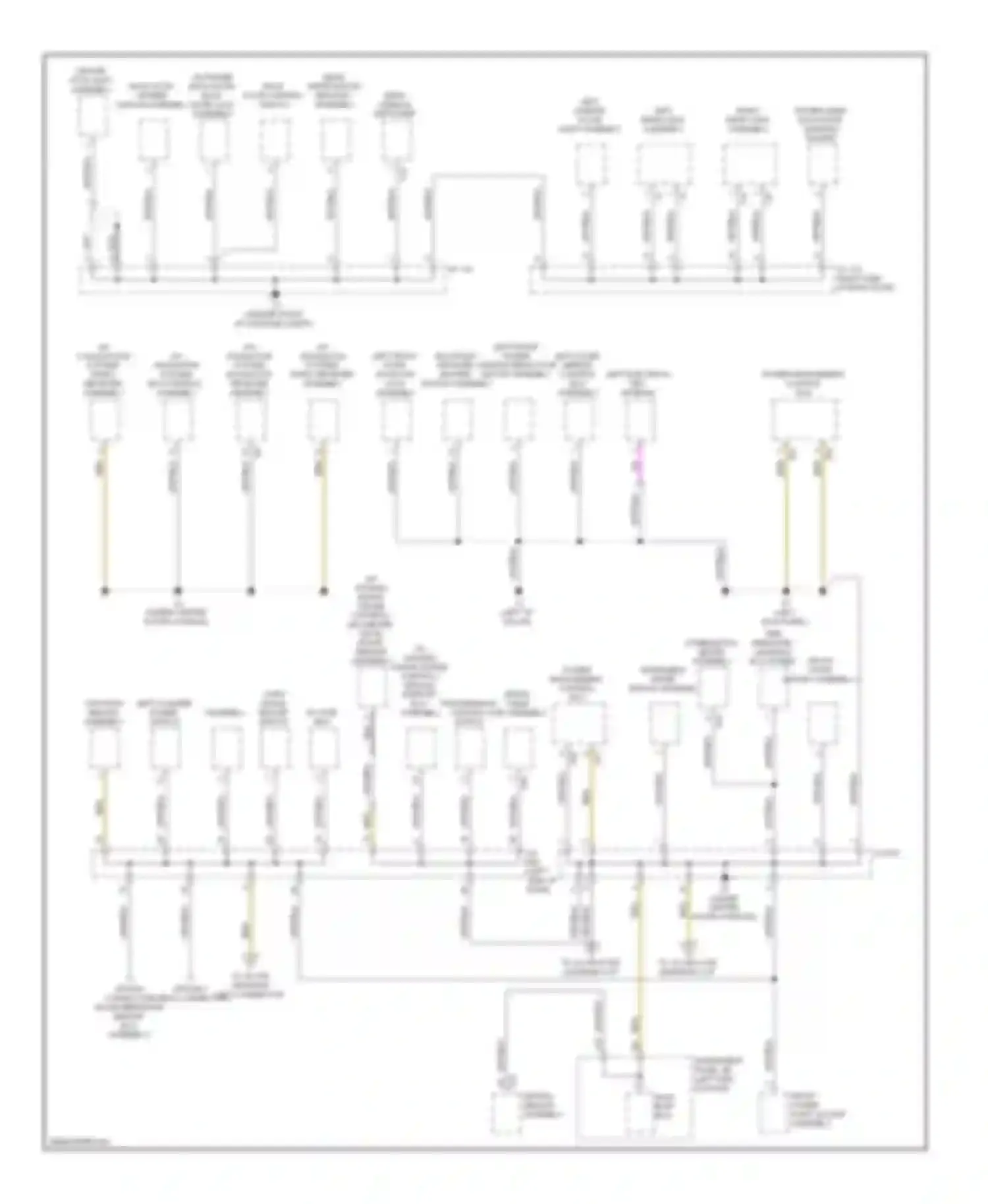 RX Lexus III (2008-2012): Ground distribution circuit (4 of 5)