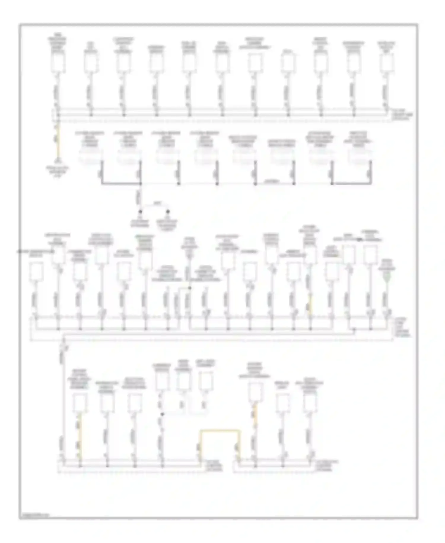 RX Lexus III (2008-2012): Ground distribution circuit (5 of 5)