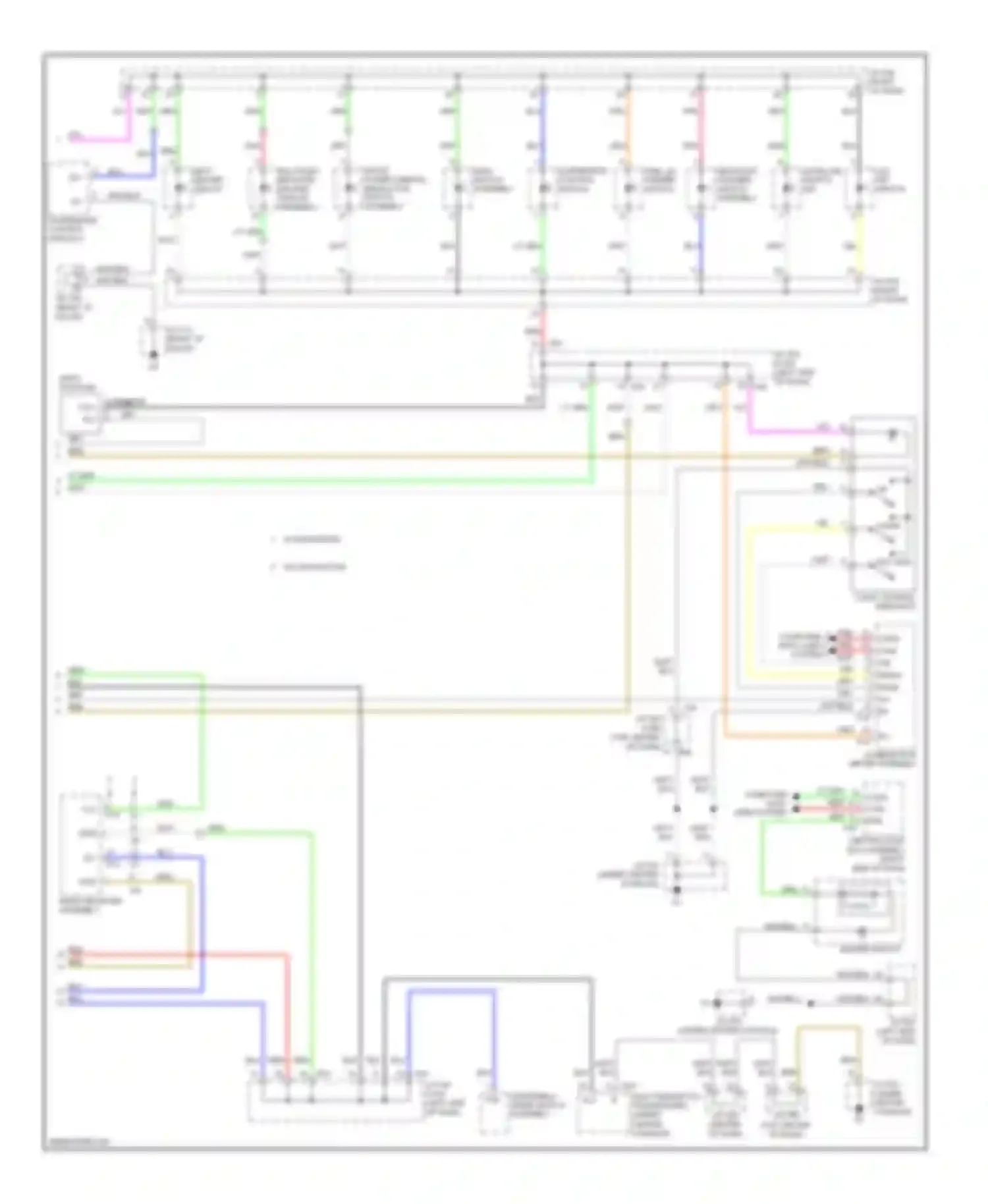 RX Lexus III (2008-2012): Instrument illumination circuit (2 of 2)