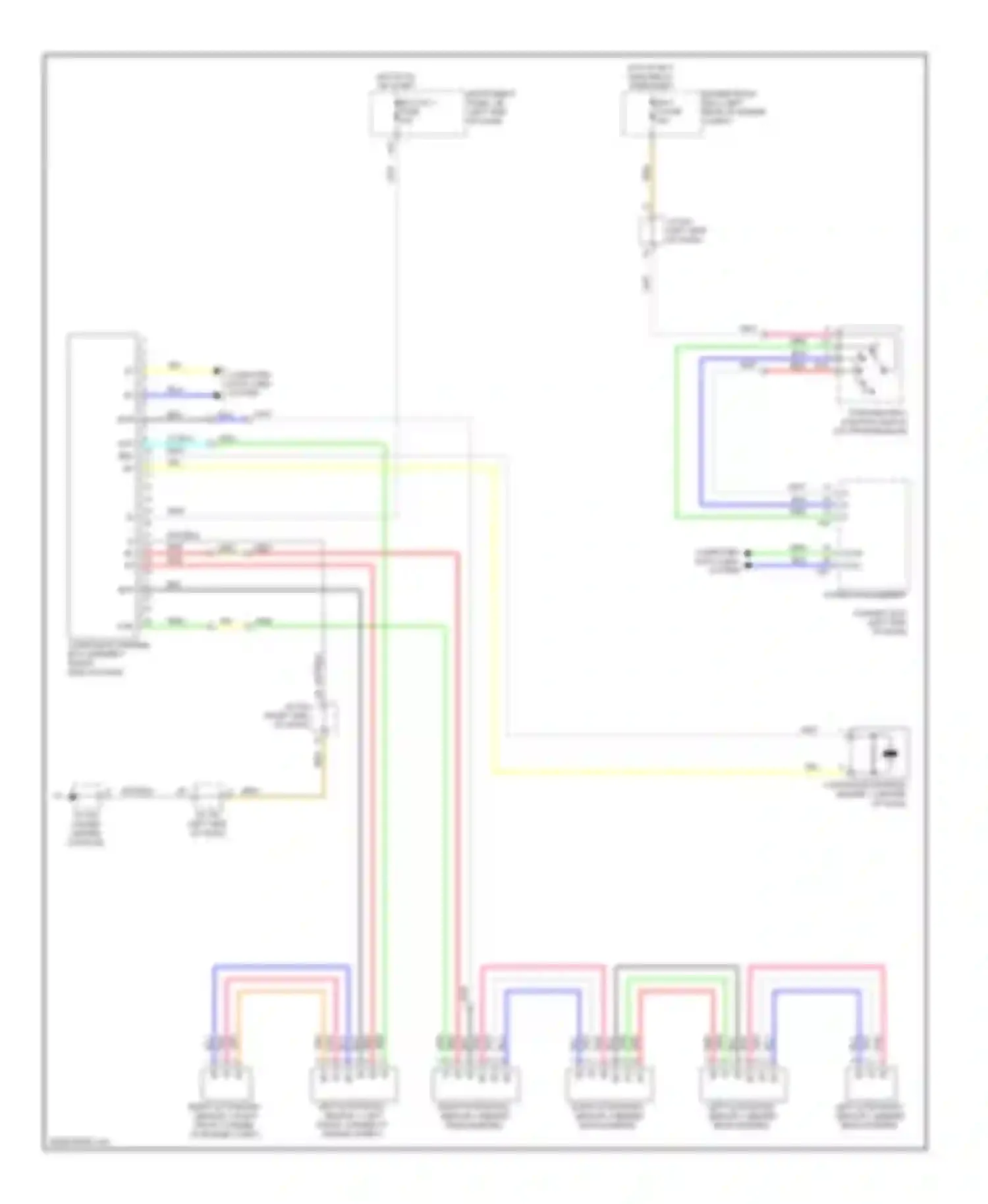 RX Lexus III (2008-2012): Rear sonar circuit