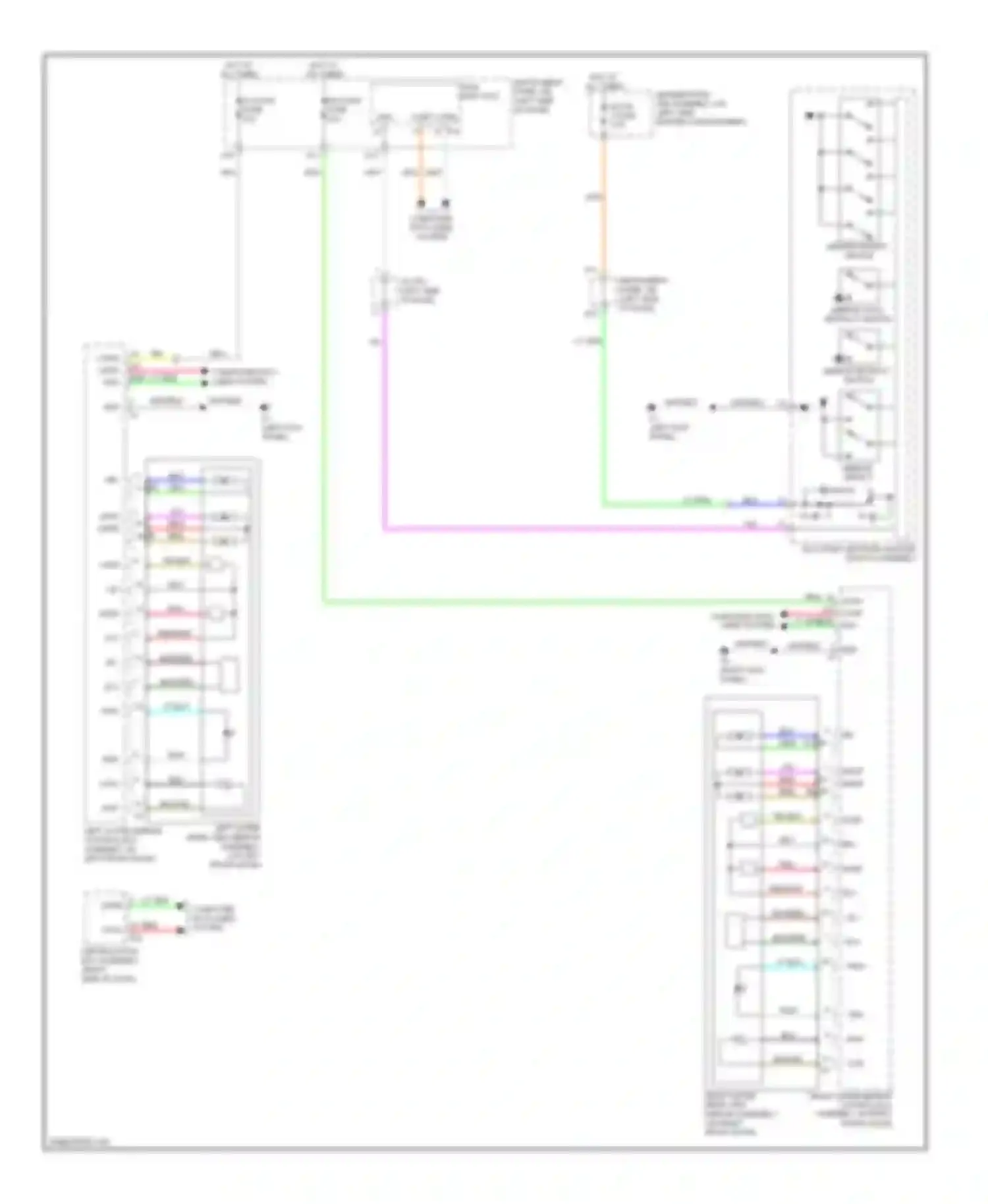 RX Lexus III (2008-2012): Power mirrors circuit