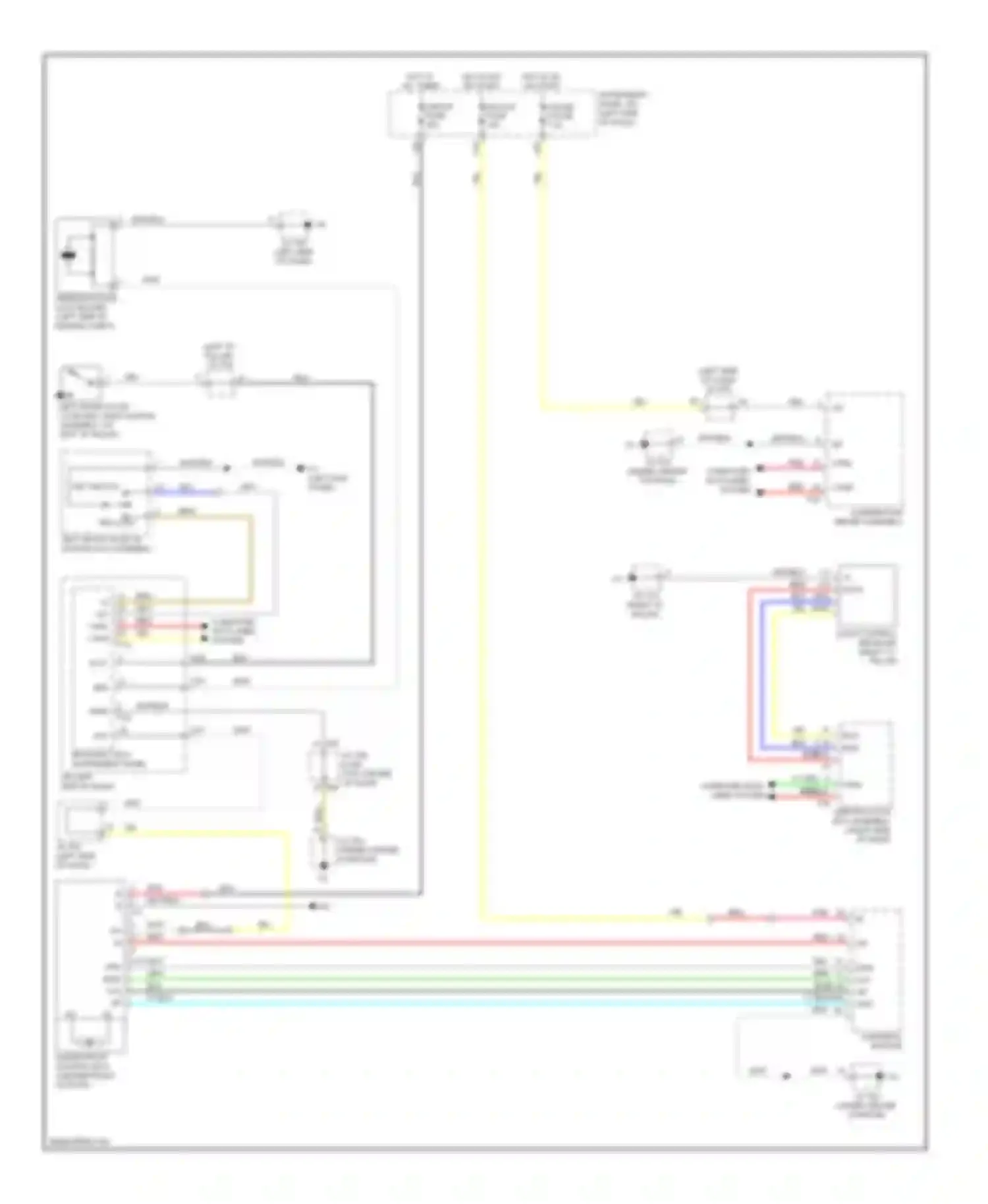 RX Lexus III (2008-2012): Power top/sunroof circuit