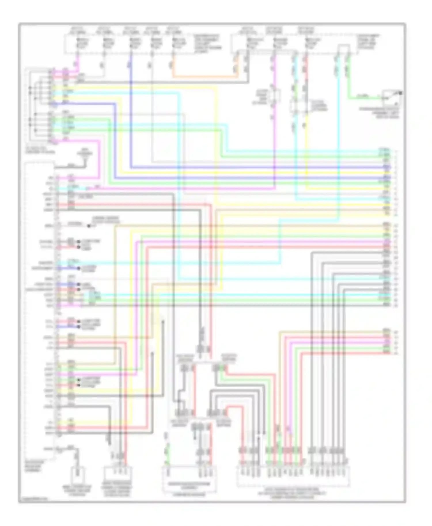 RX Lexus III (2008-2012): Radio circuit, with navigation (1 of 5)