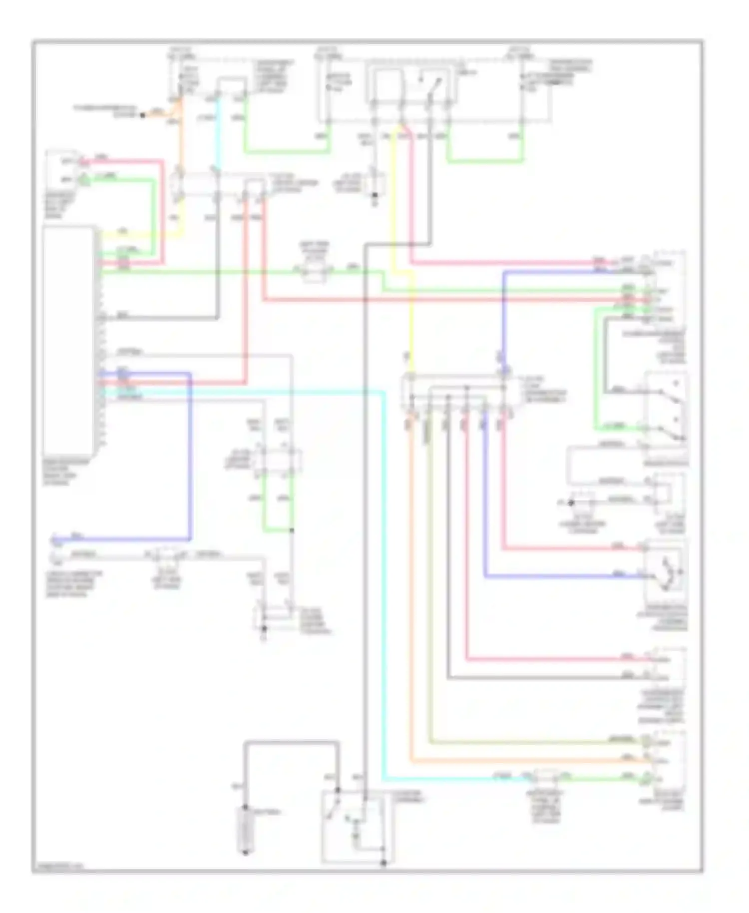 RX Lexus III (2008-2012): Starting circuit