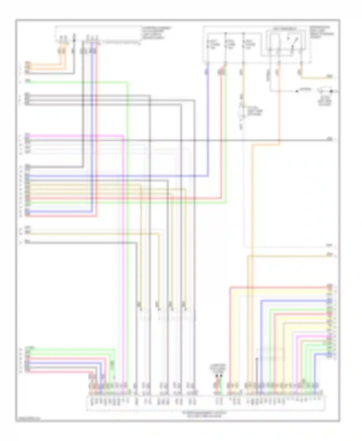 RX Lexus III (2008-2012): Transmission circuit (2 of 3)
