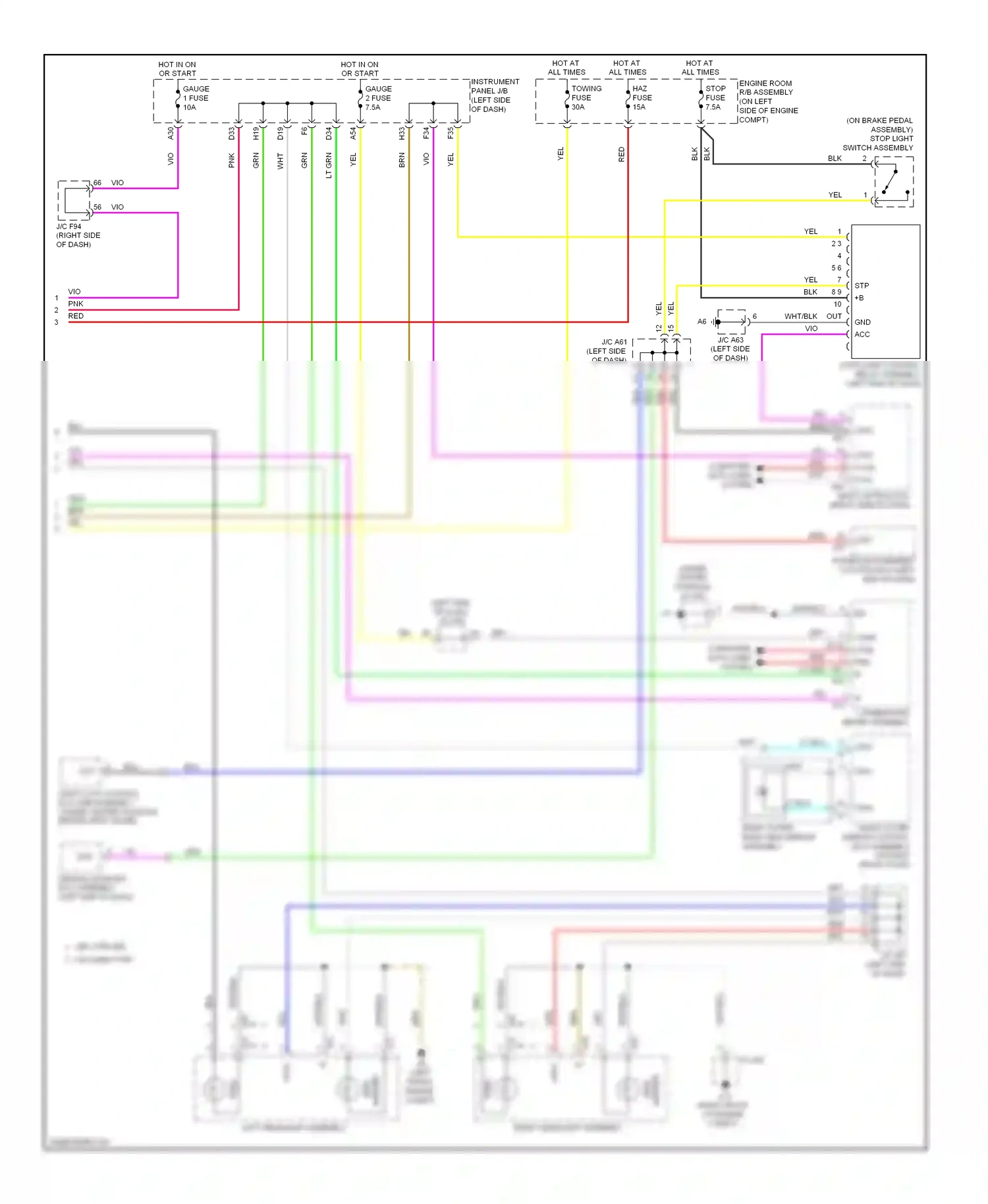 Wiring diagram blu for Lexus RX III (2008-2012) (113 of 121)