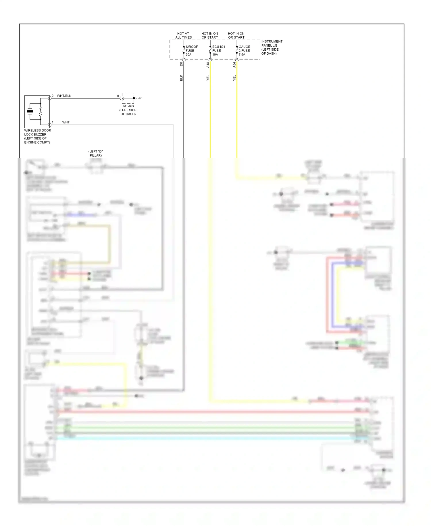 Wiring diagram brn for Lexus RX III (2008-2012) (69 of 116)