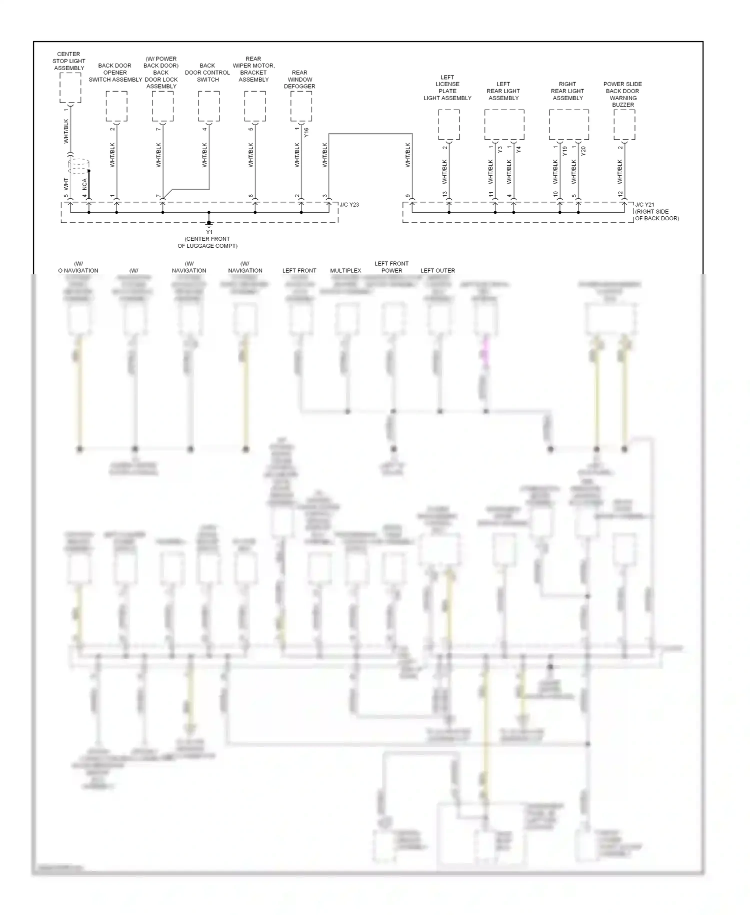 Wiring diagram combination meter assembly for Lexus RX III (2008-2012) (12 of 37)