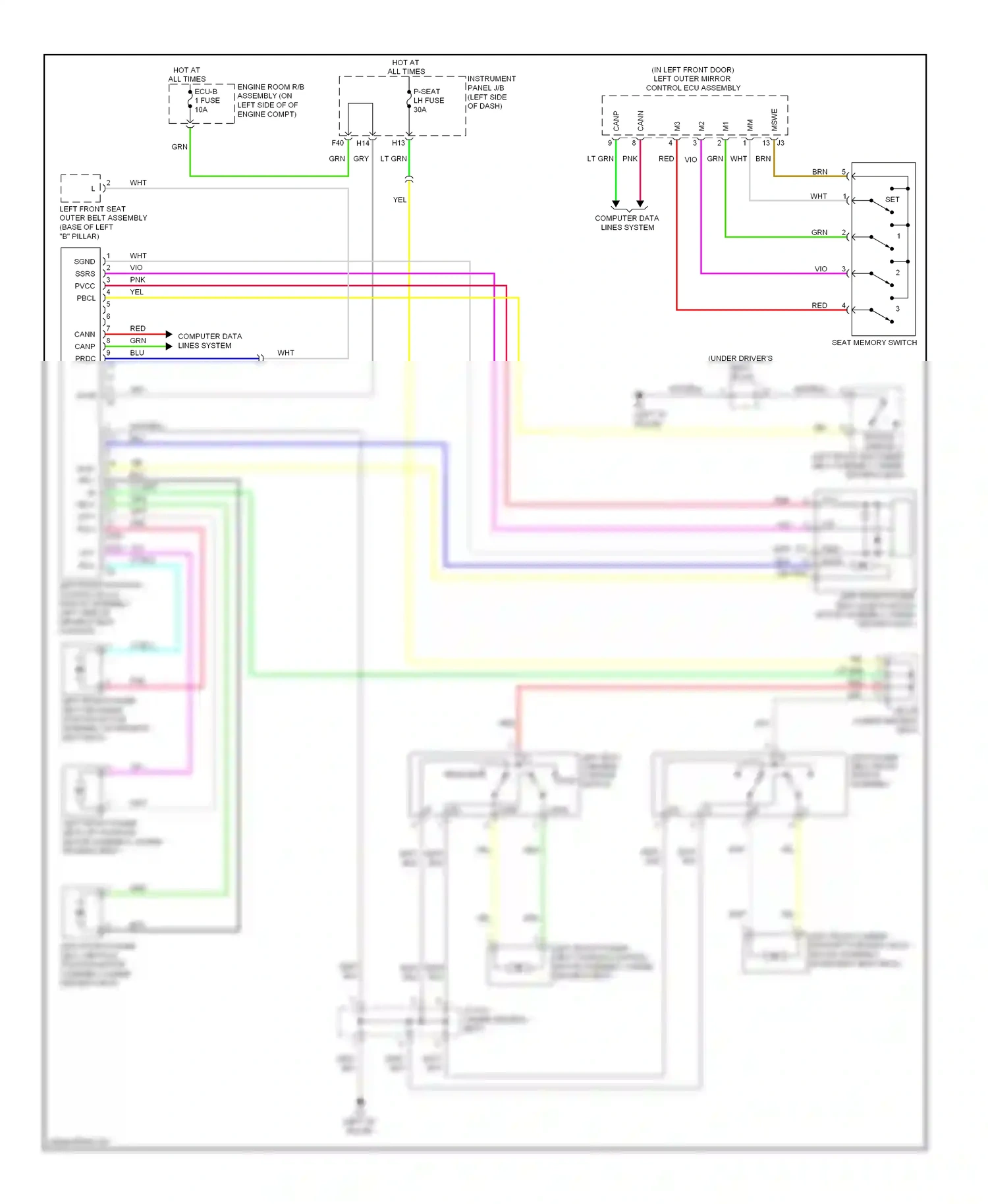 Wiring diagram computer data lines system for Lexus RX III (2008-2012) (24 of 79)