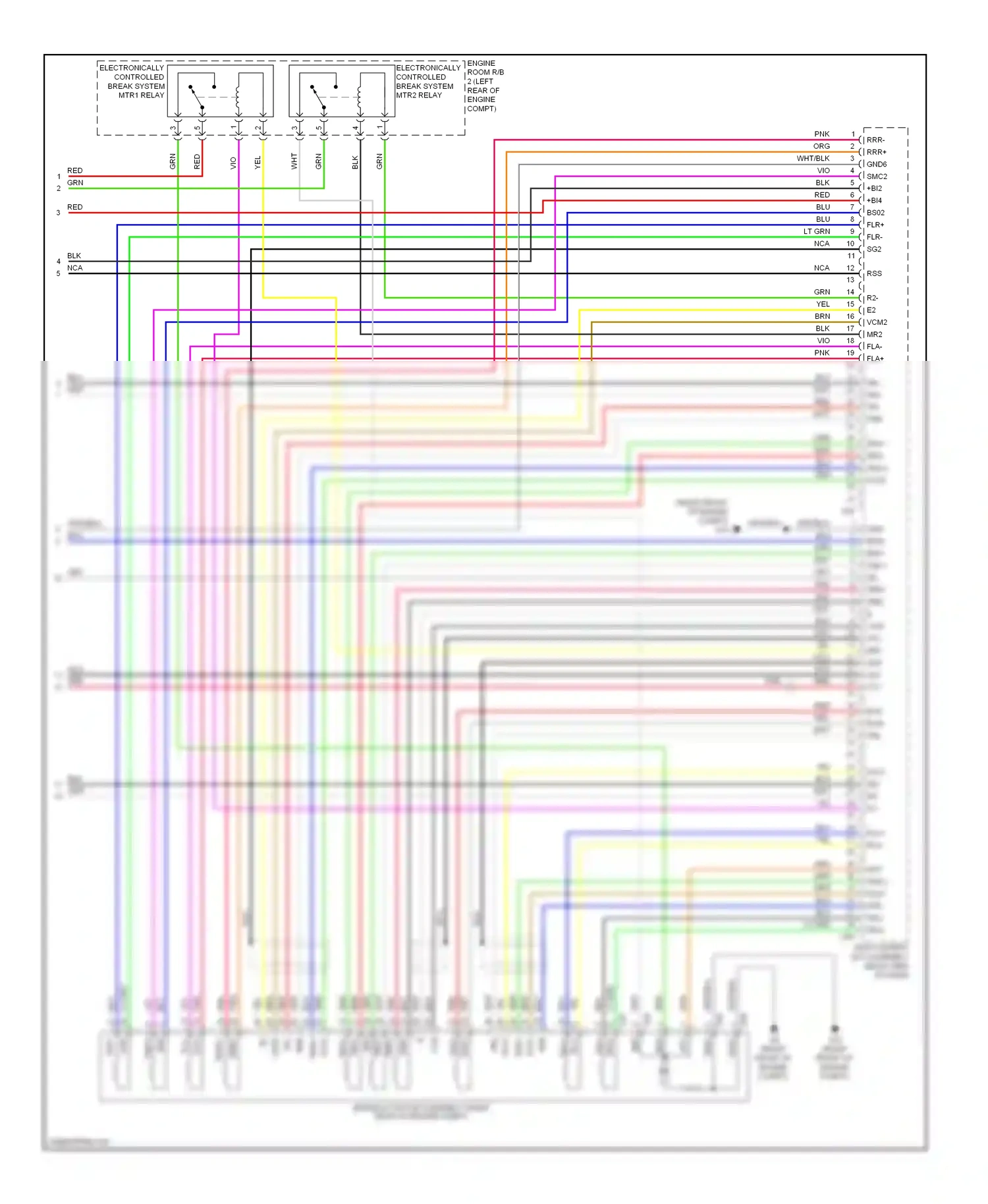 Wiring diagram fr+ fr- for Lexus RX III (2008-2012) (1 of 1)